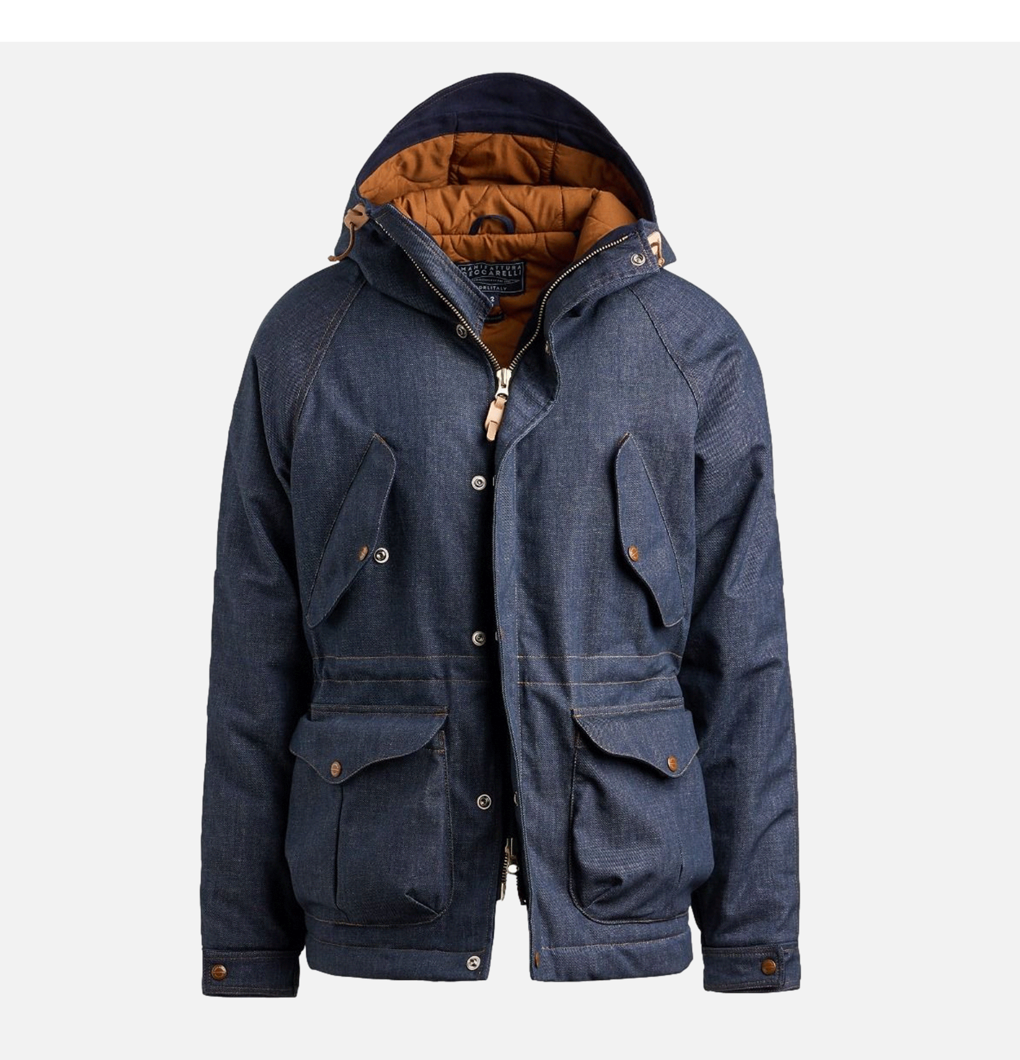 Manifattura Ceccarelli Fisherman Parka Denim