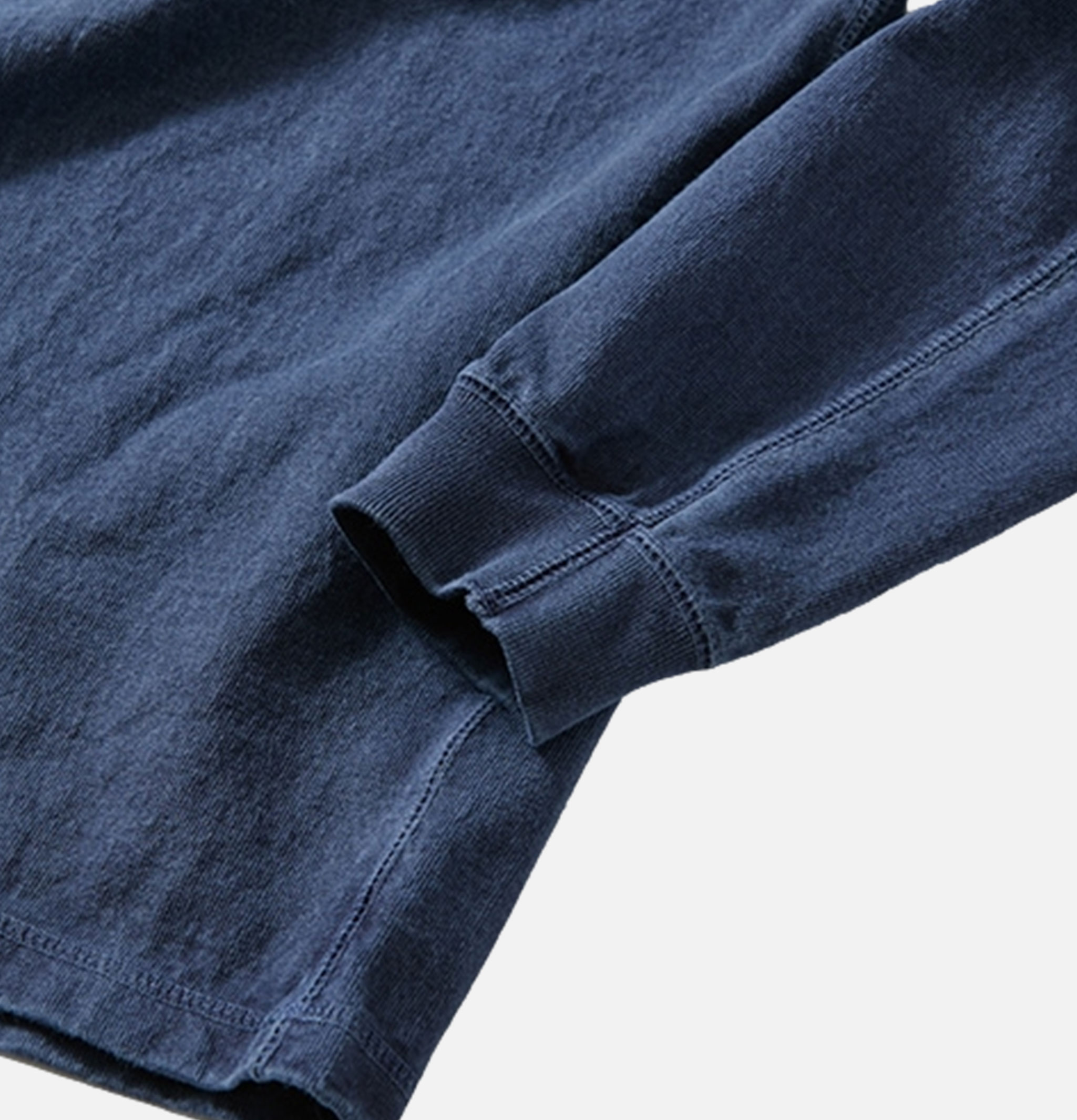 Good On Ls Heavy Henley Tee Navy