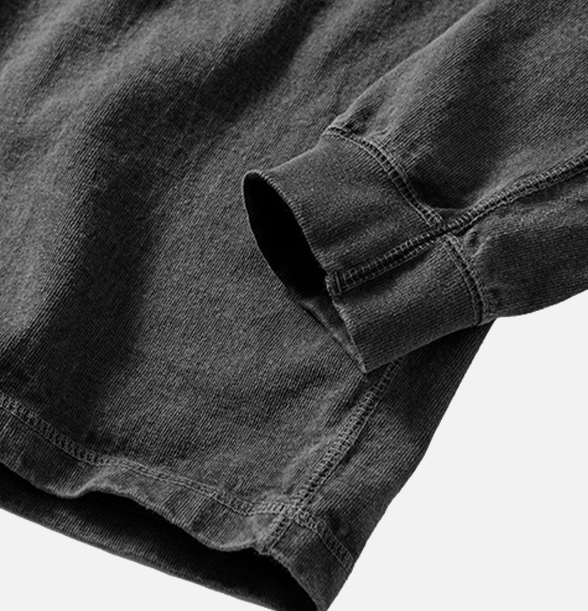 Good On Ls Heavy Henley Tee Black