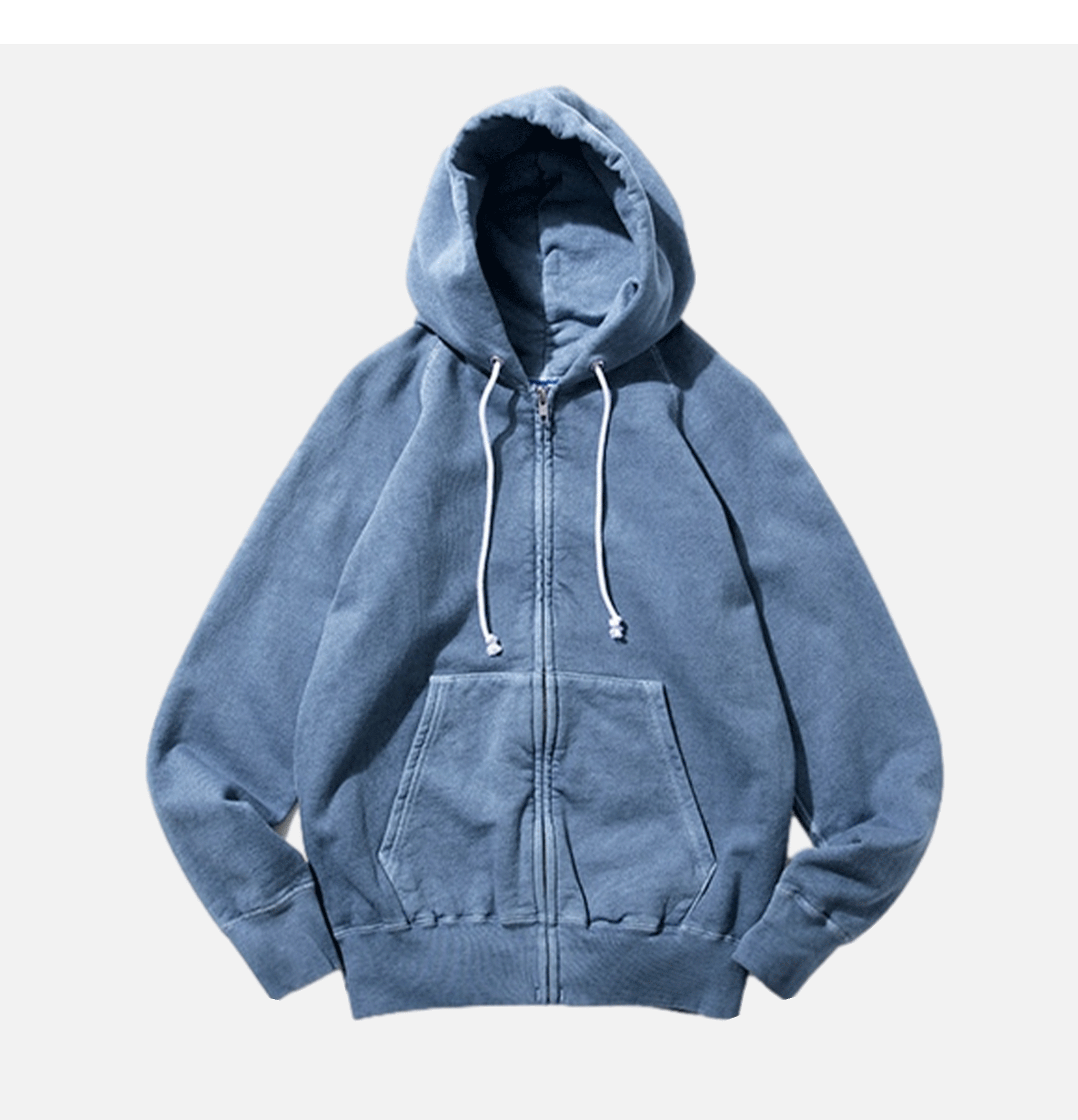 Good On Raglan Zip Hood Sweat Ajisai