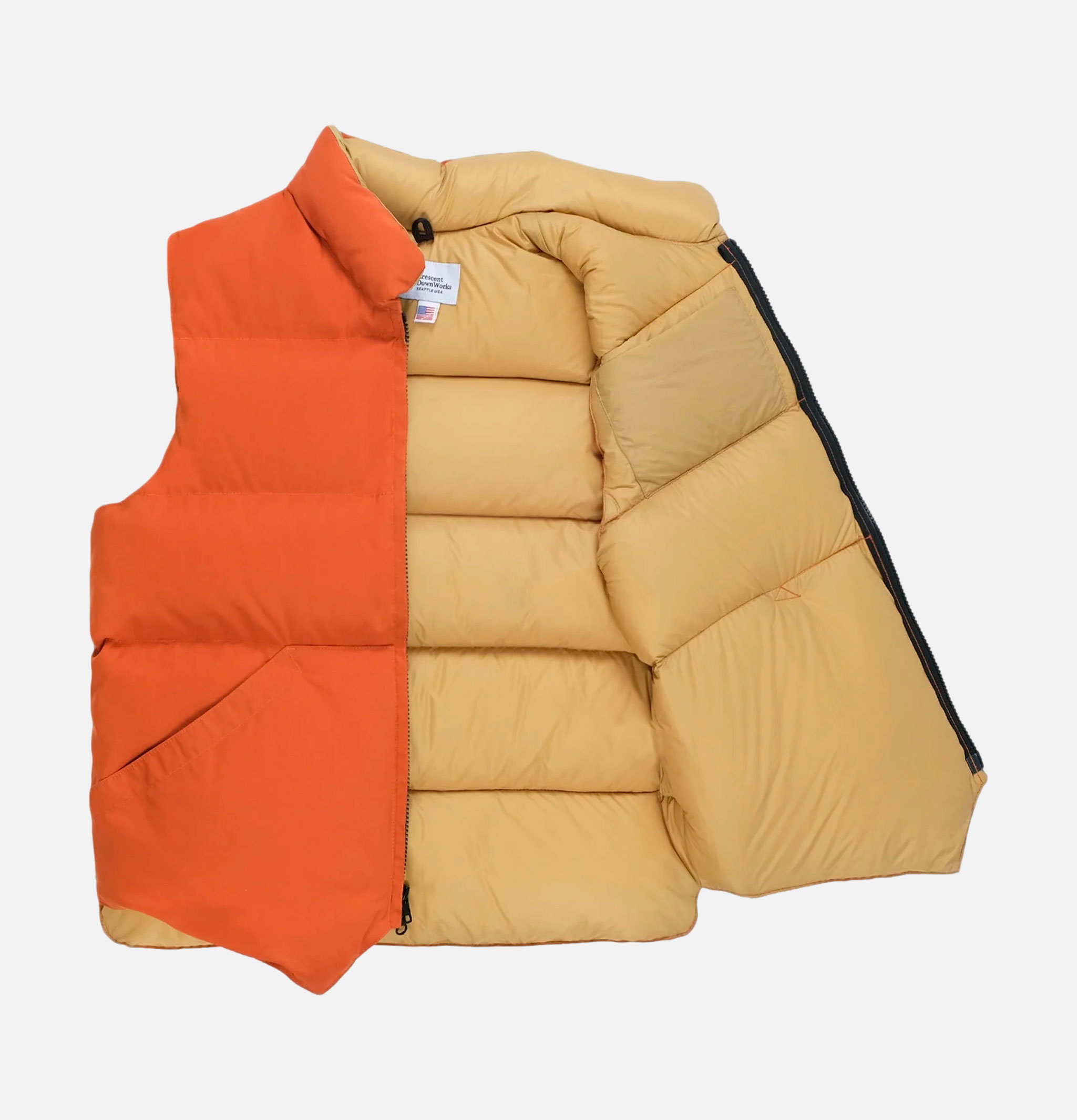 Crescent Down Works Northwest Vest Rust