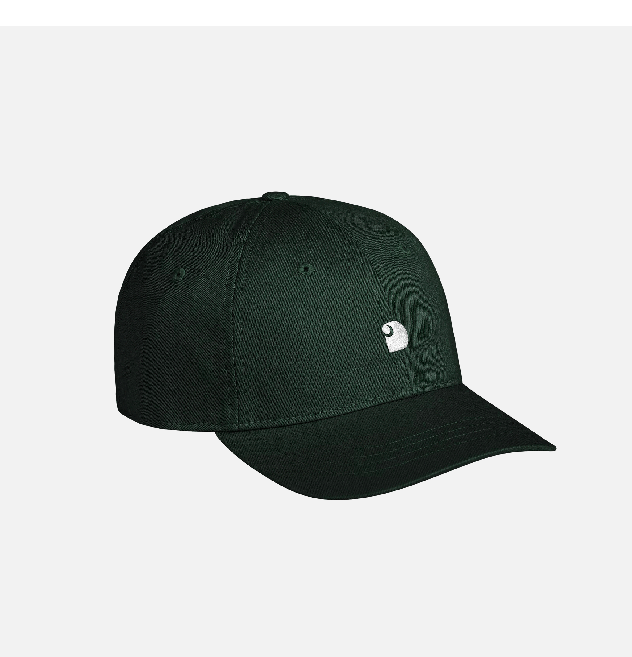 Carhartt WIP Casquette Madison Logo Conifer White