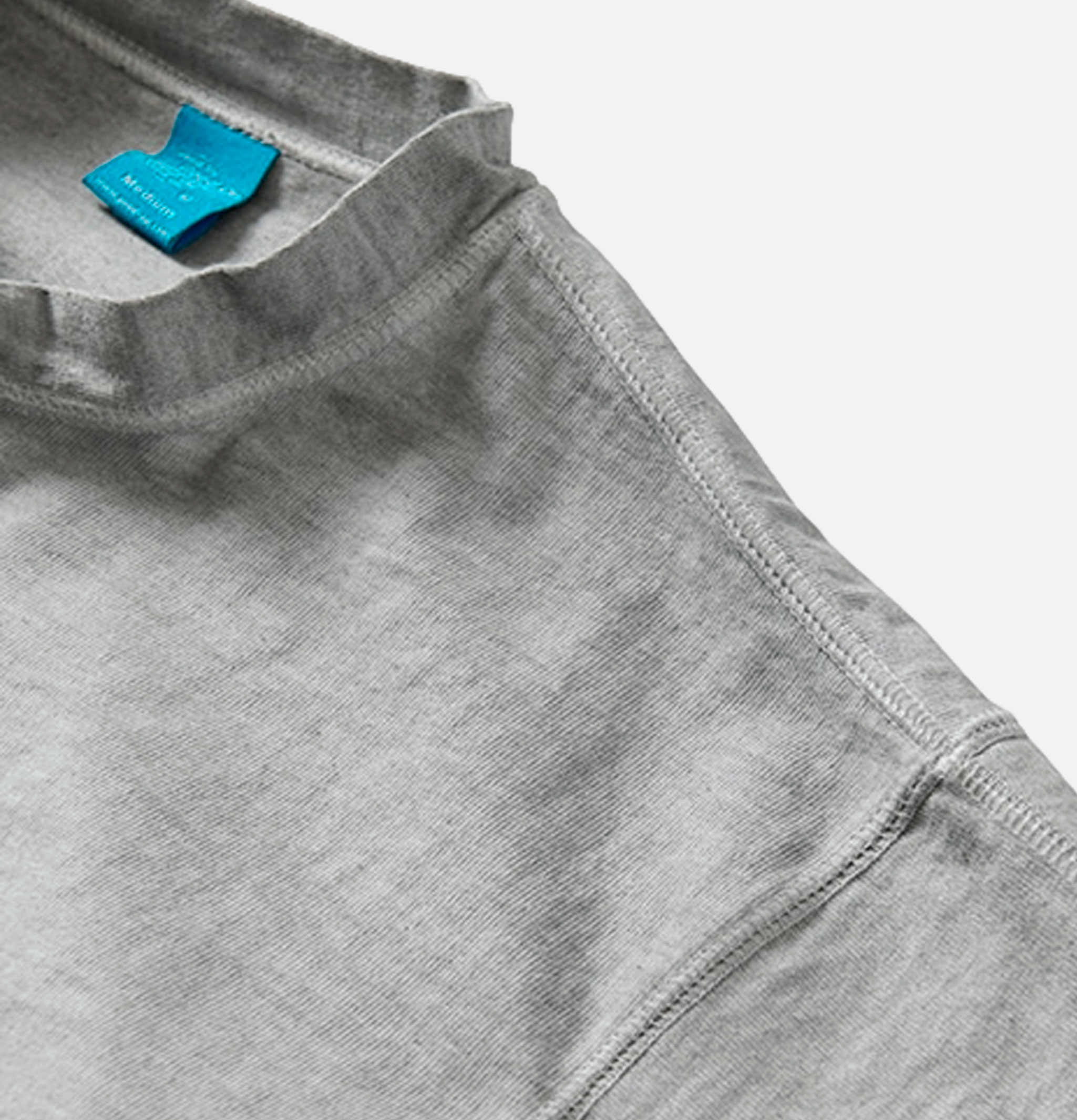 Good On Ls Heavy Henley Tee Ash Grey