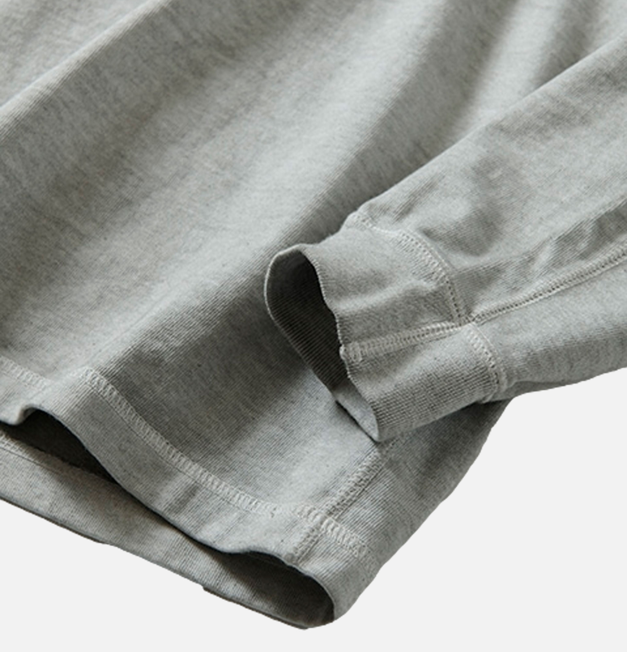 Good On Ls Heavy Henley Tee Ash Grey