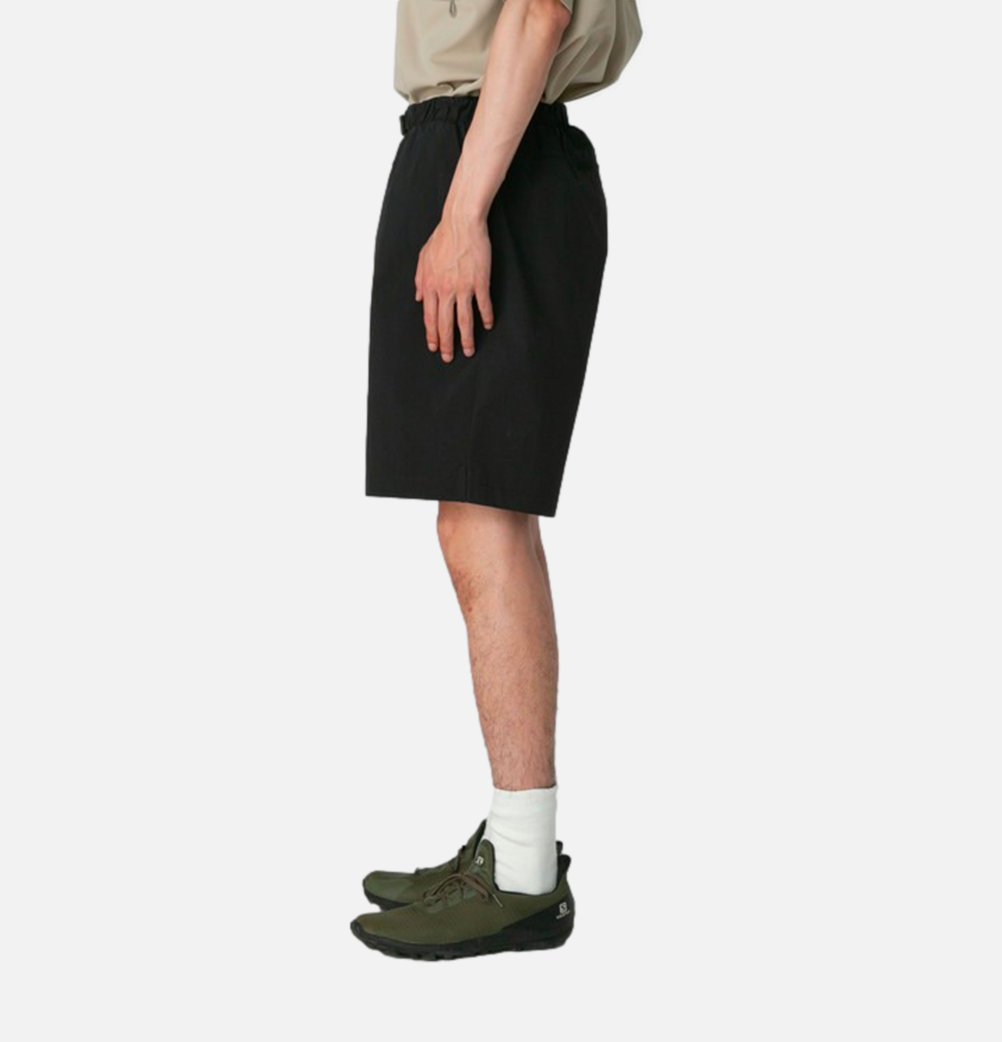 Snow Peak Nylon Tussah 2way Short Black