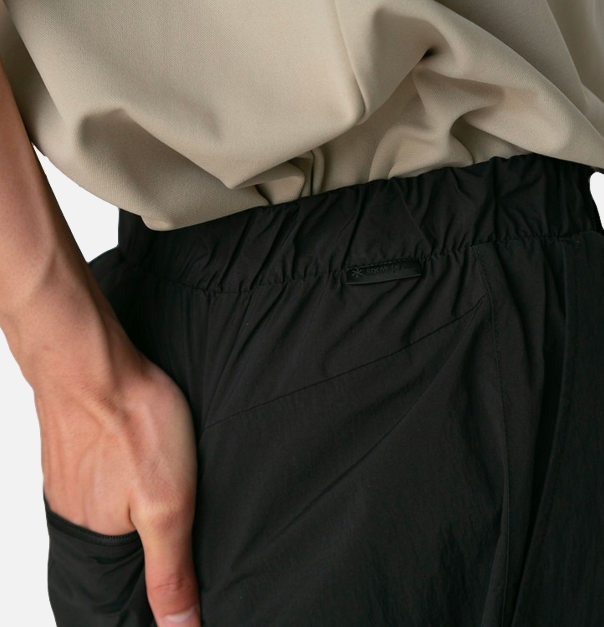 Snow Peak Nylon Tussah 2way Short Black