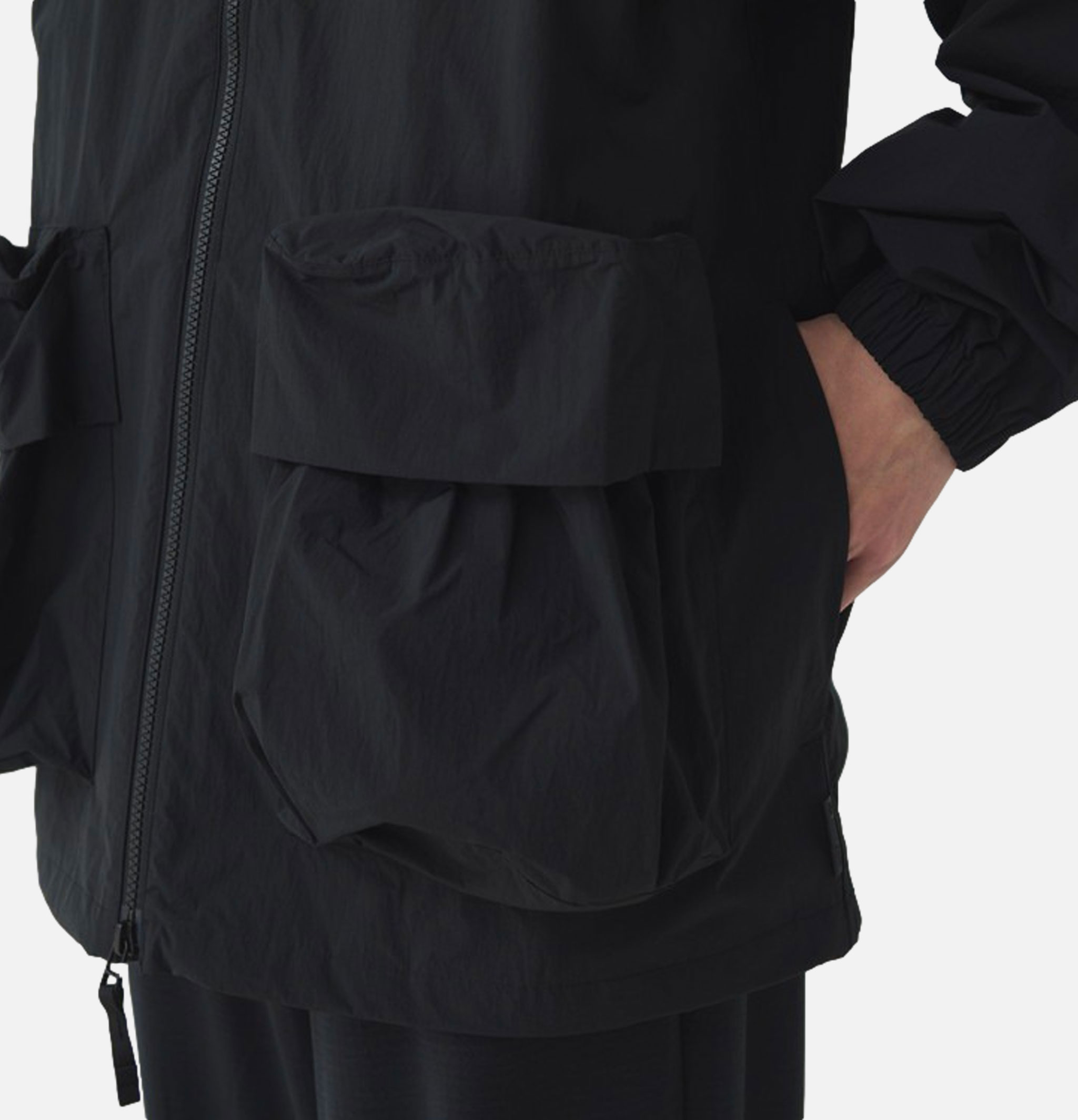 Snow Peak Nylon Tussah Jacket Noir