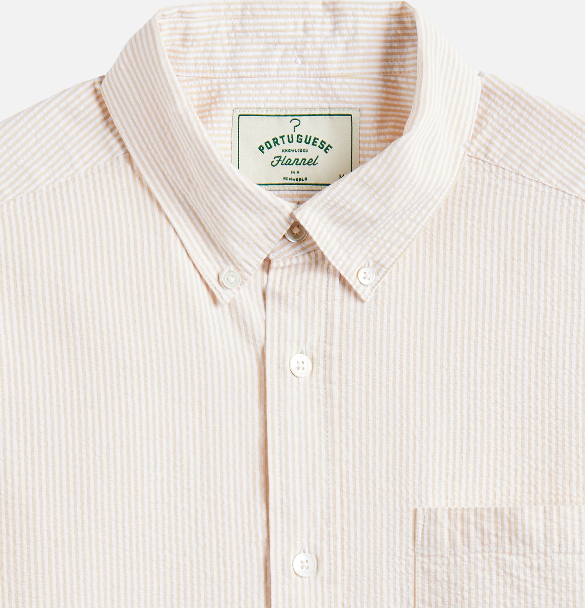 Snow Peak Shirt Atlantico Stripe Sand