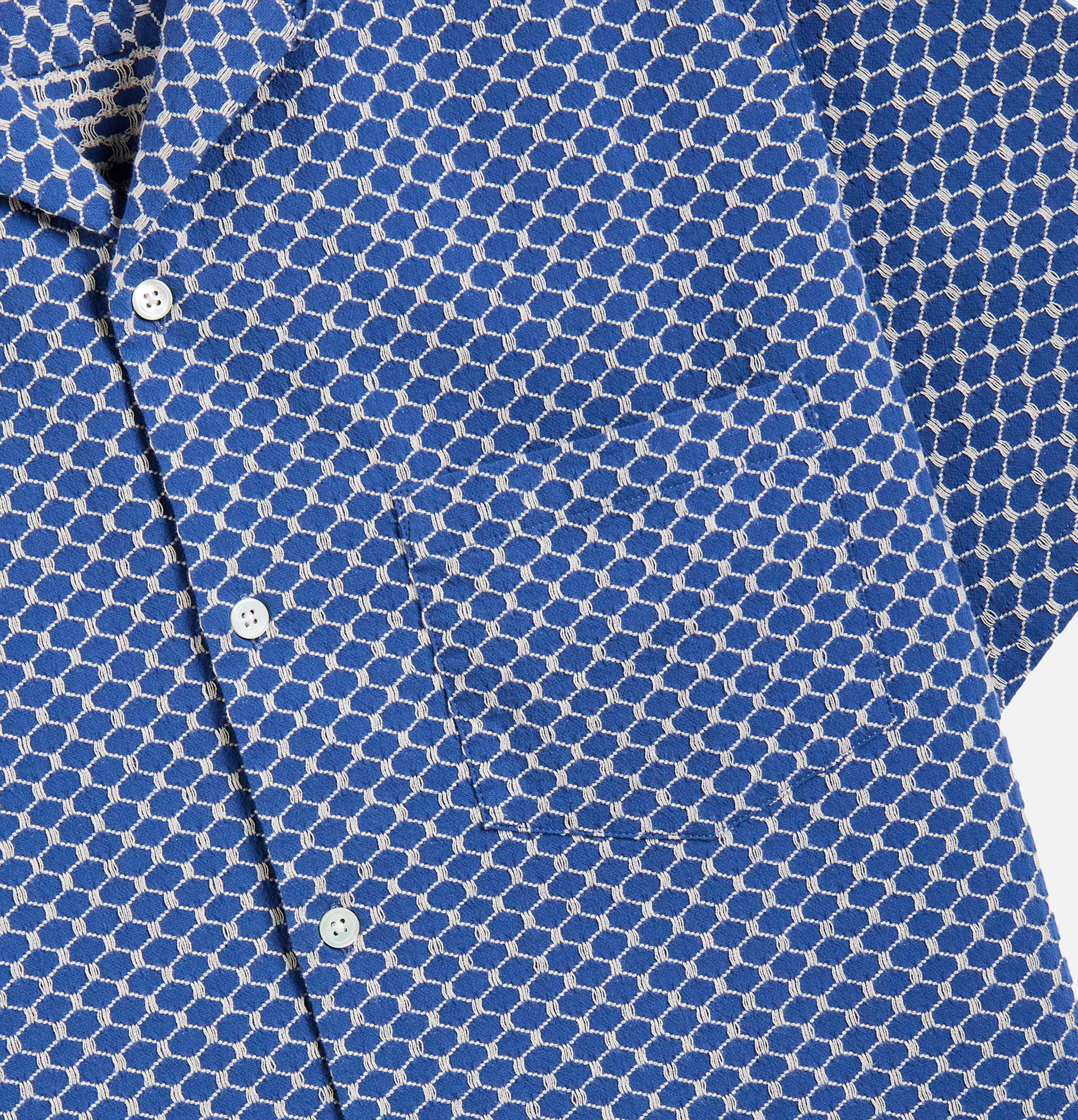 Portuguese Flannel Shirt Midnight Sky