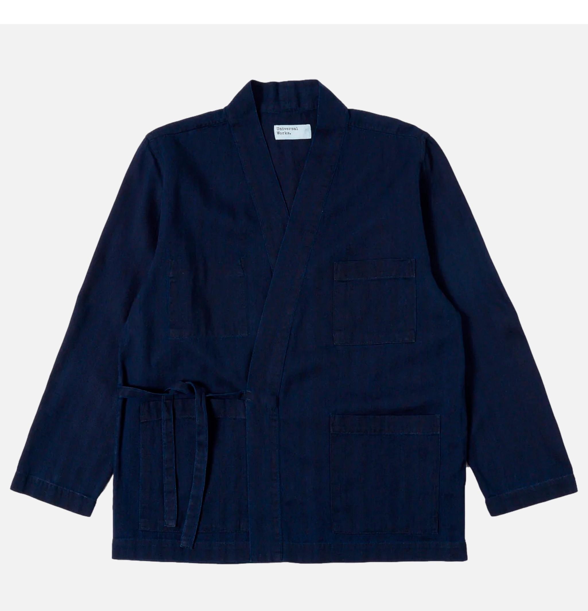 Universal Works Kyoto Indigo Herringbone Jacket
