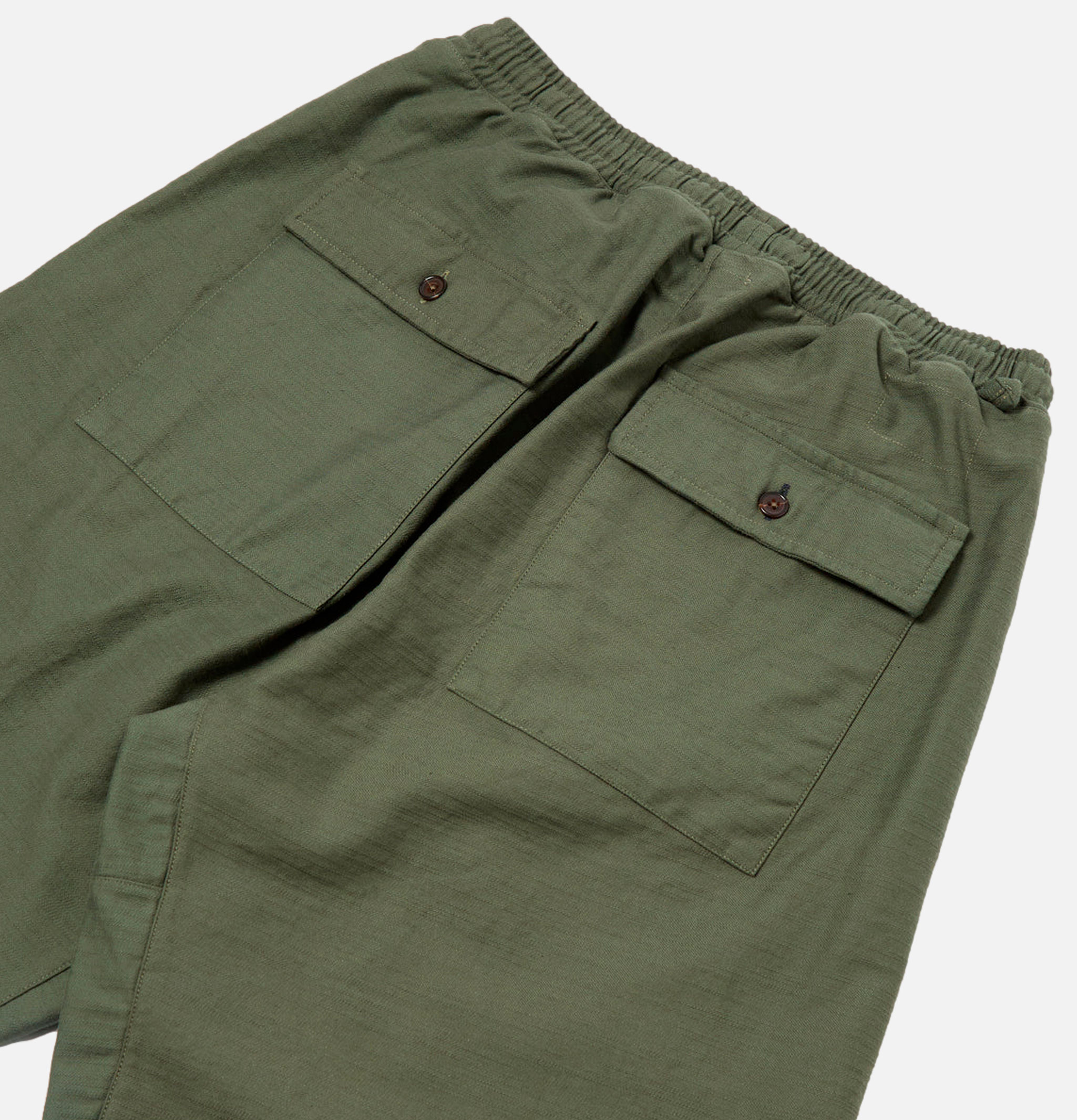 Universal Works Braga Pant Slub Sateen Olive