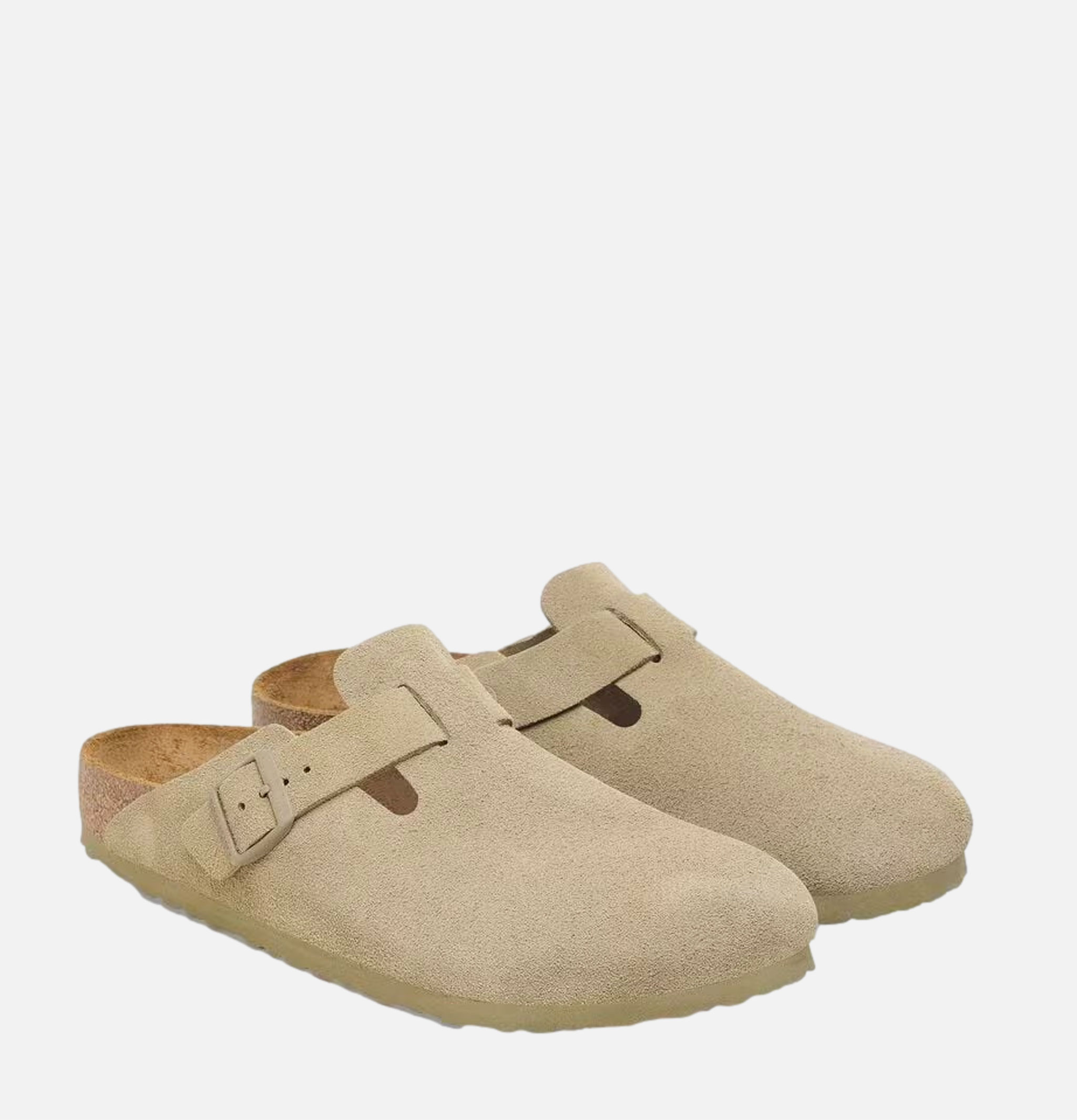 Birkenstock Boston Narrow Faded Étroite Khaki