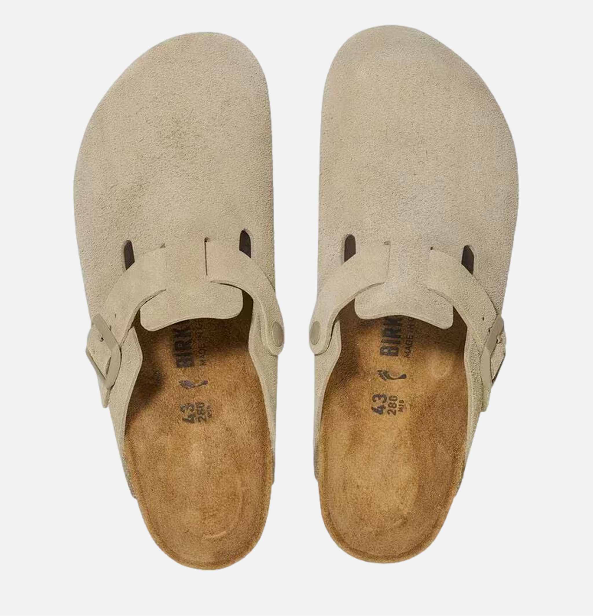 Birkenstock Boston Narrow Faded Étroite Khaki