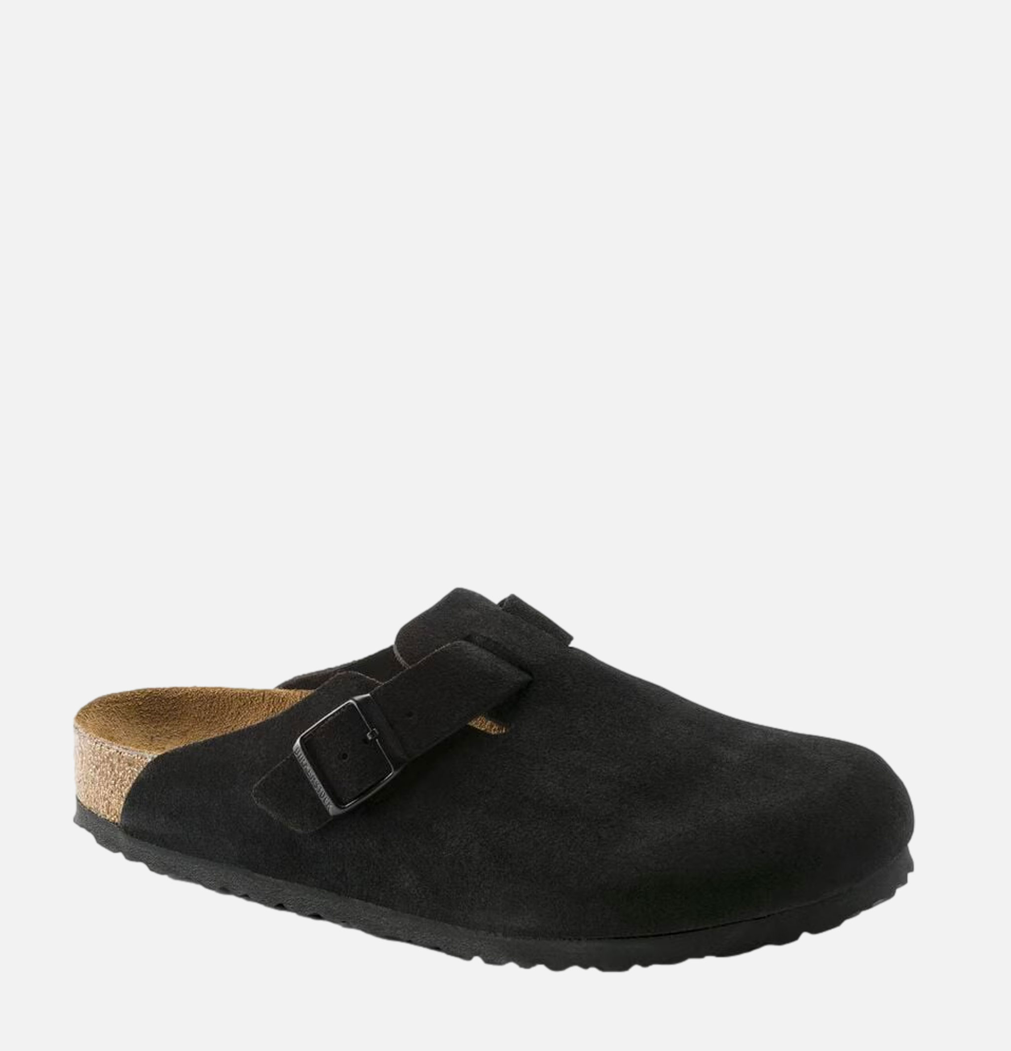 Birkenstock Boston Narrow Softbed Straight Black