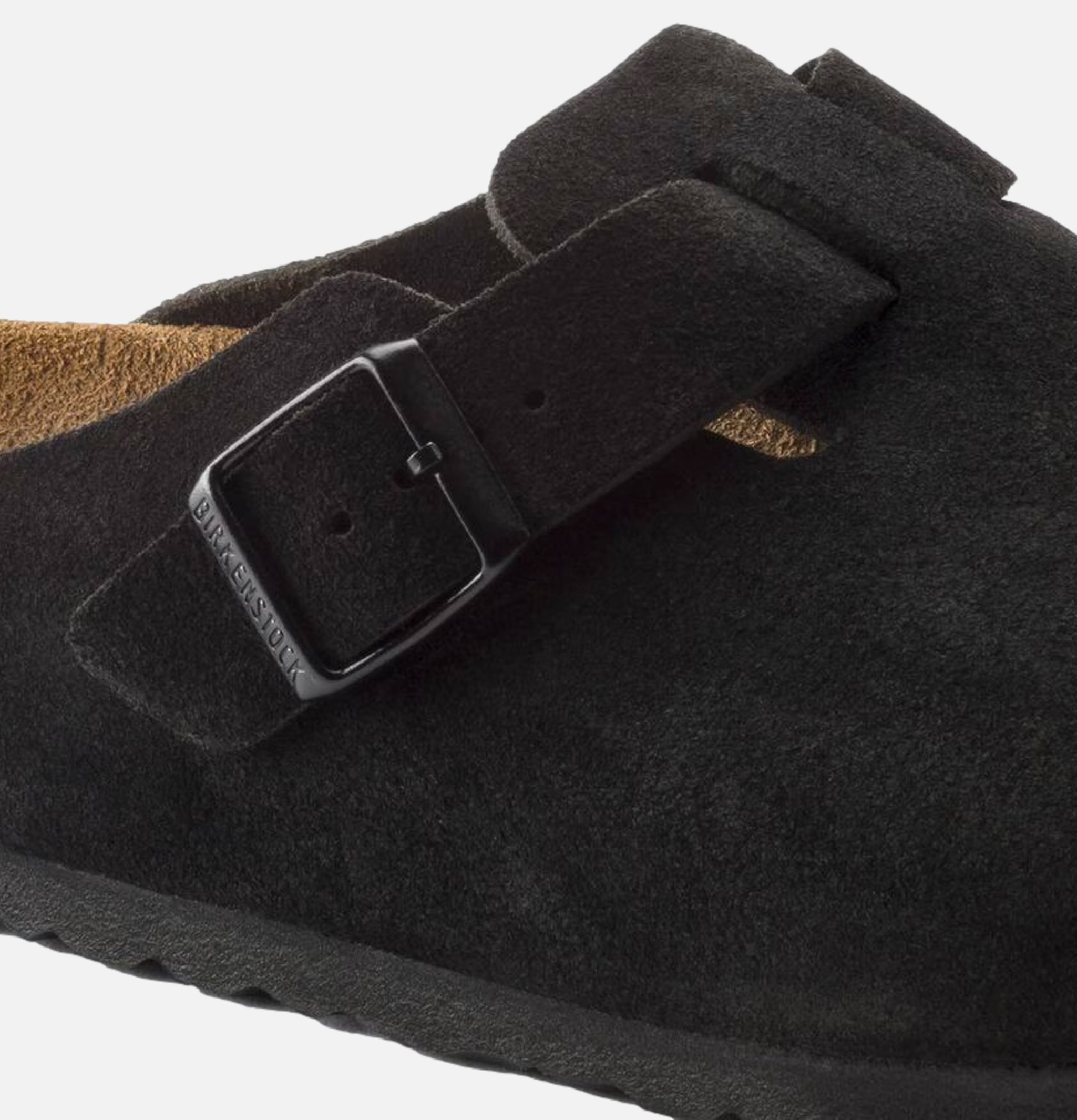 Birkenstock Boston Narrow Softbed Straight Black
