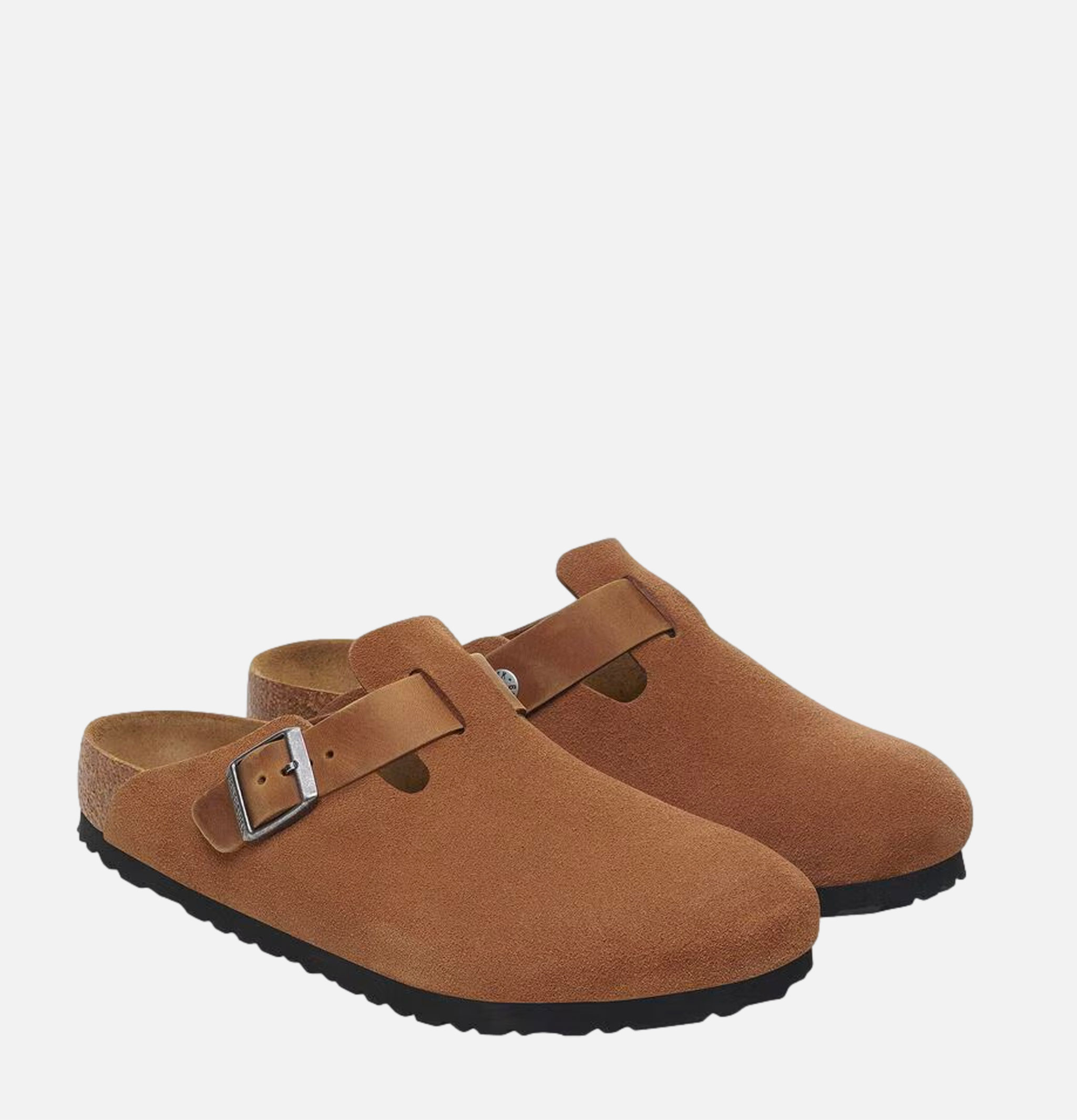 Birkenstock Boston Narrow Straight Cognac