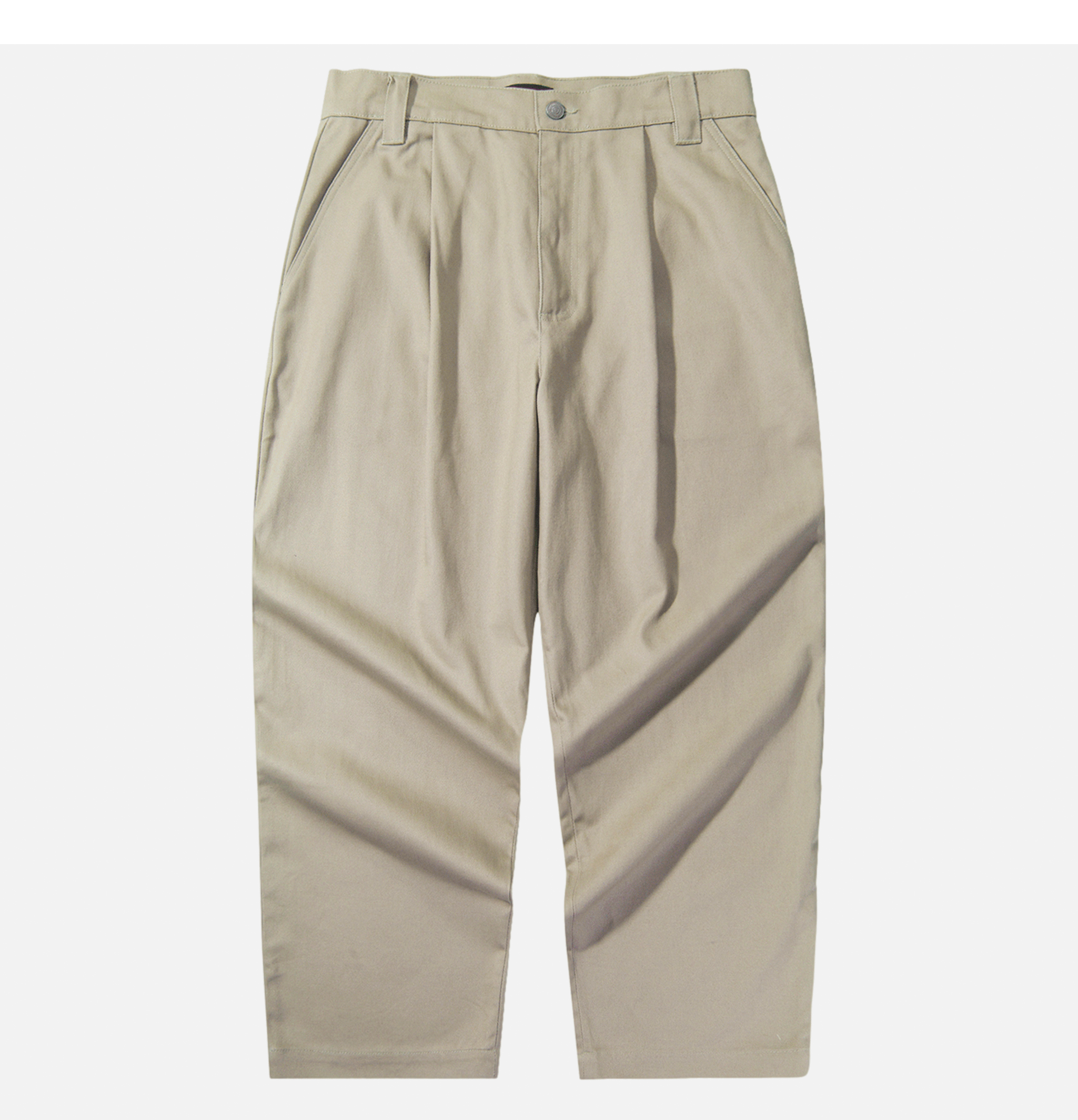 Standard Types Naval Trousers Zipper Beige