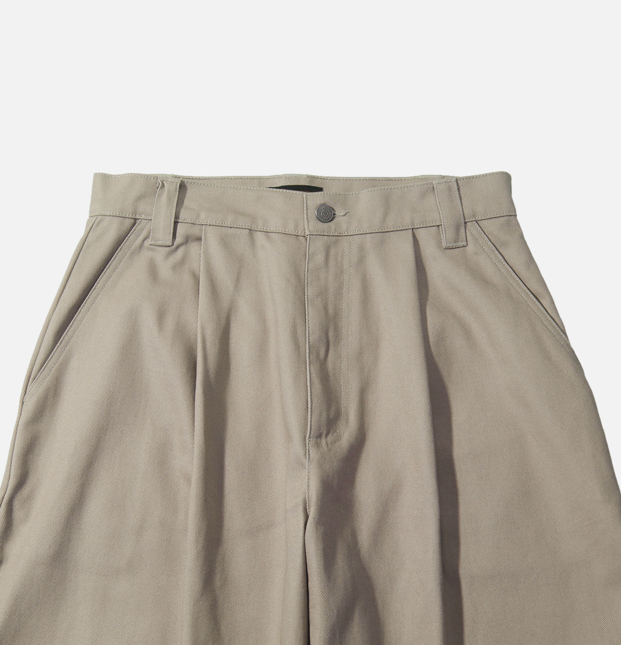 Standard Types Naval Trousers Zipper Beige