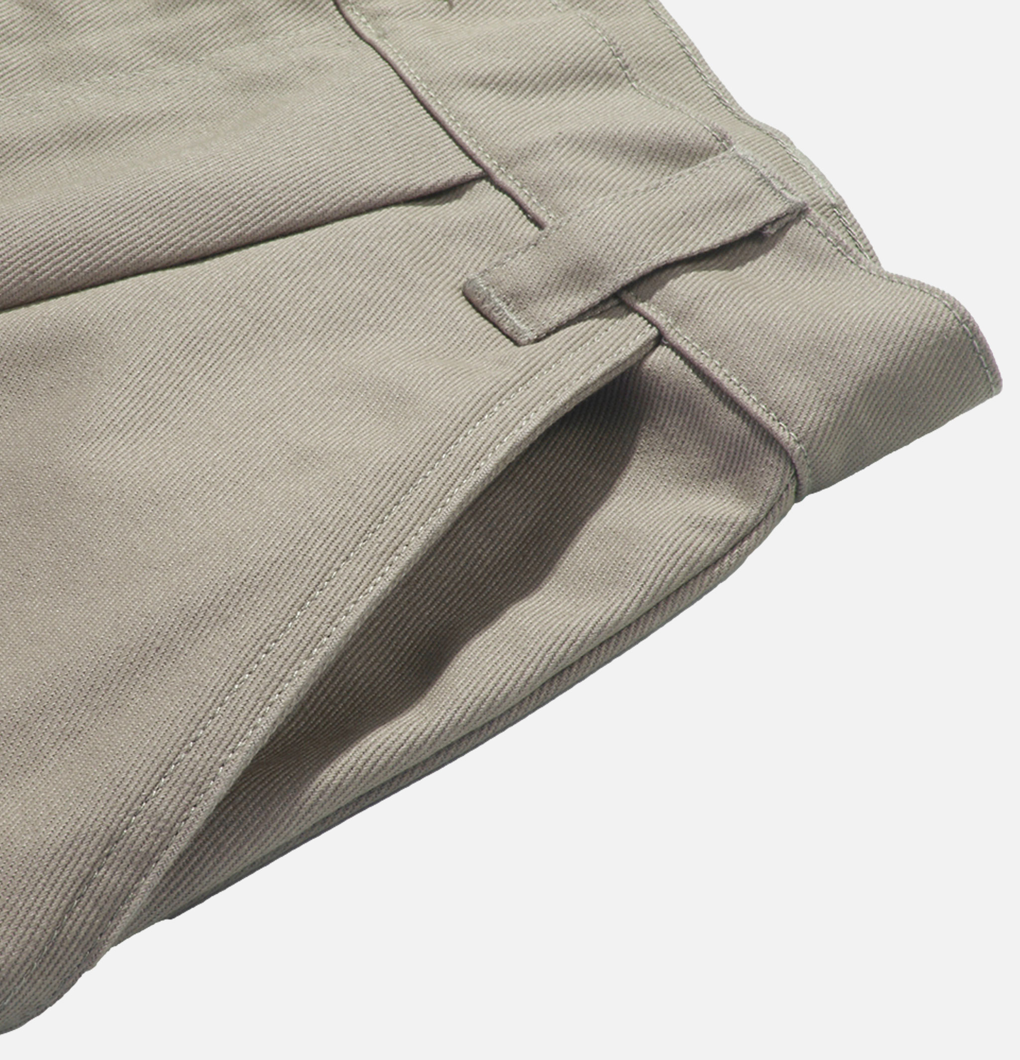 Standard Types Naval Trousers Zipper Beige