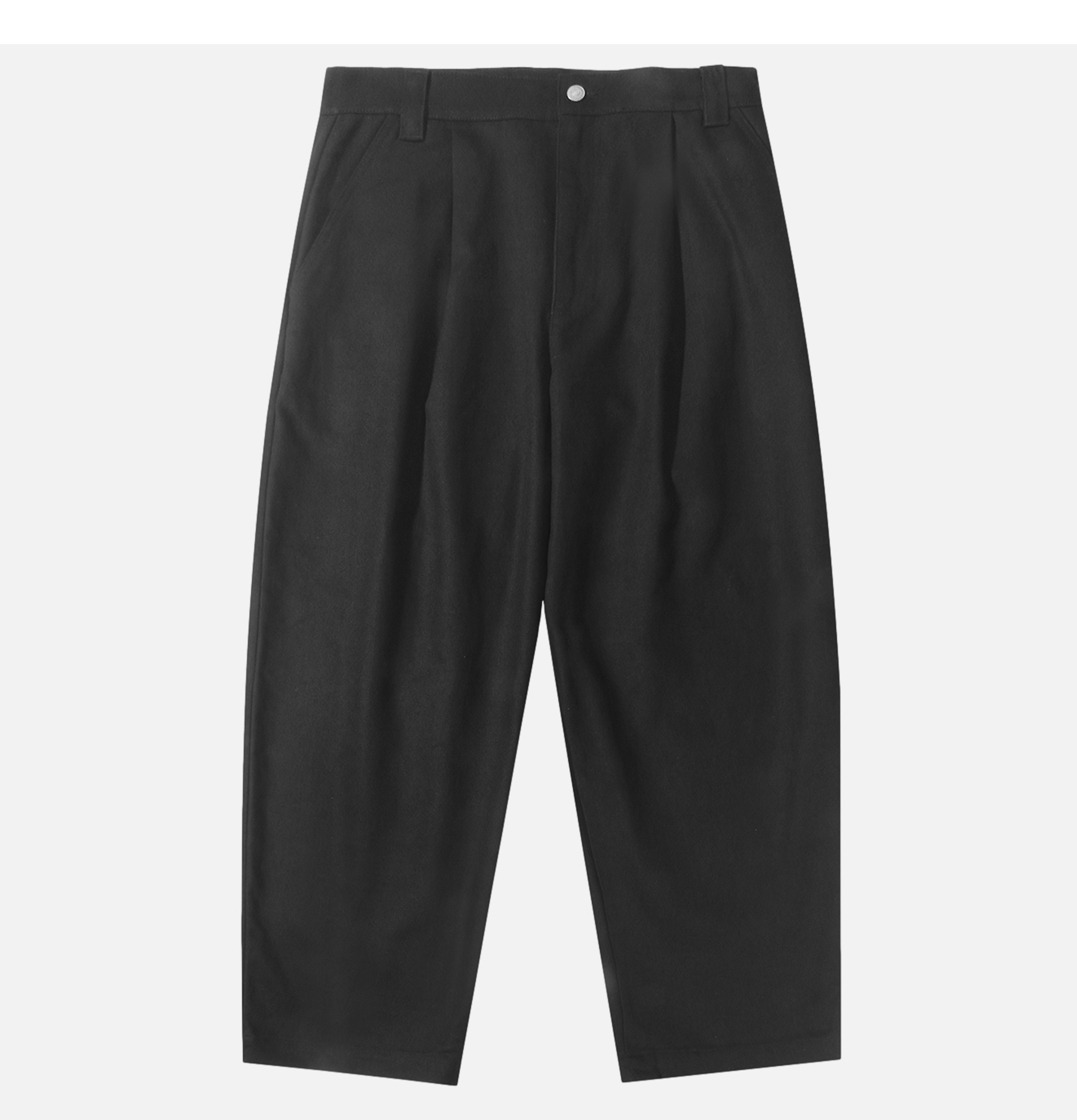 Standard Types Naval Trousers Zipper Black