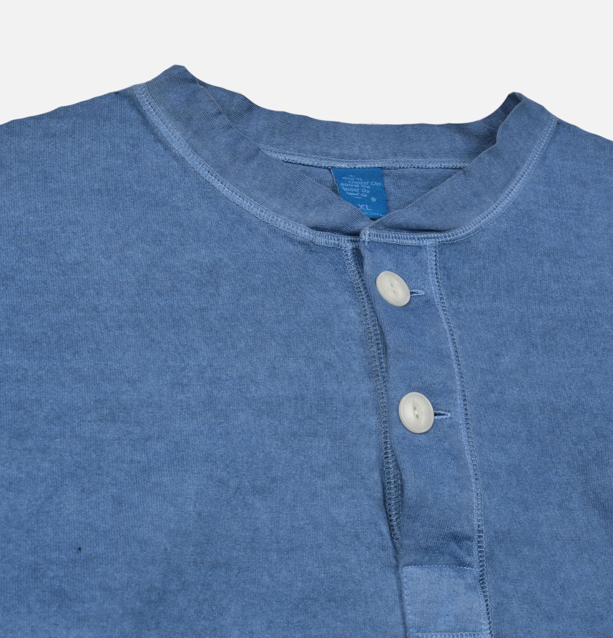 Good On Ls Heavy Henley Tee Ajisai