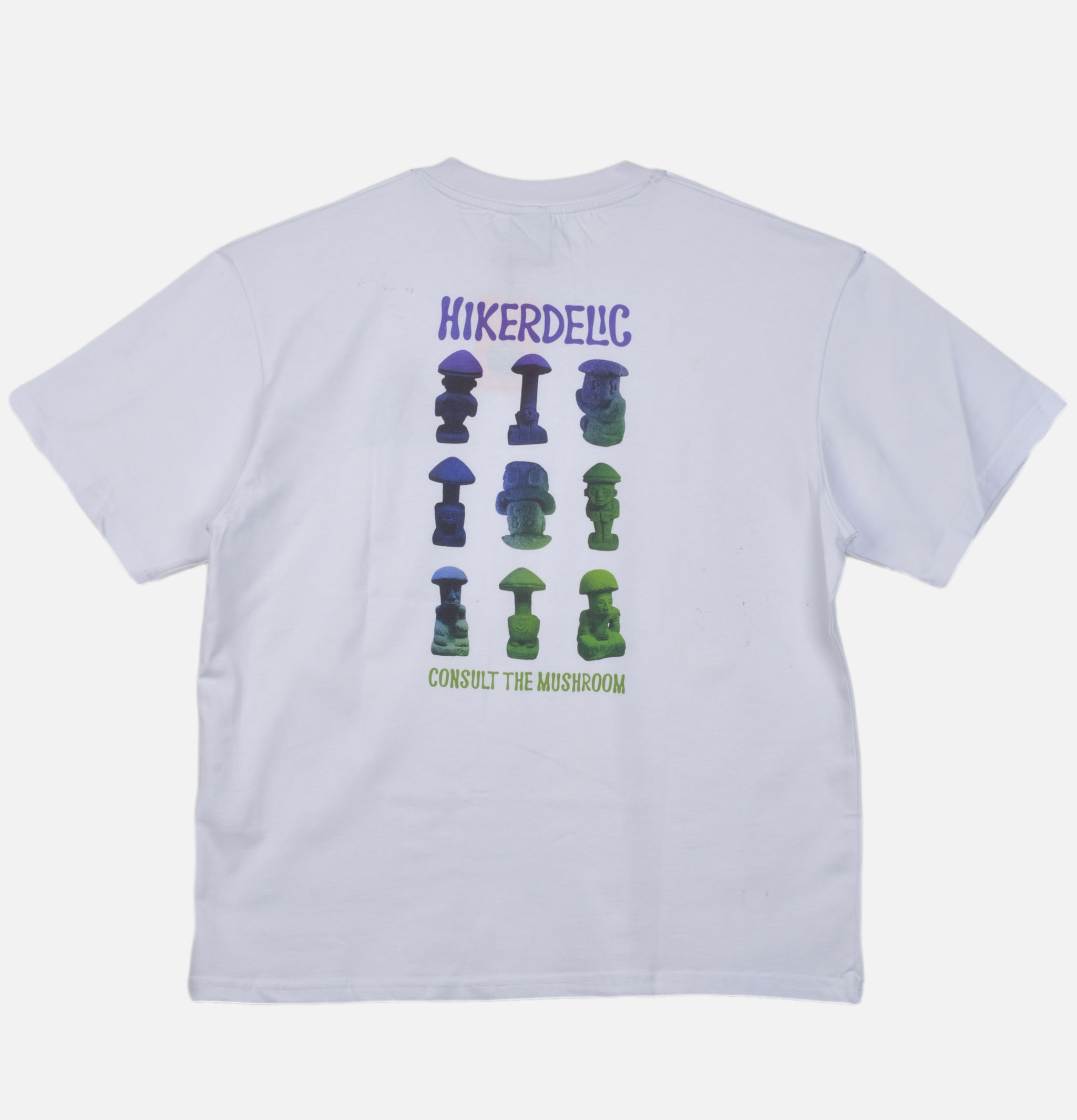 Hikerdelic Consult The Mushroom Tee White