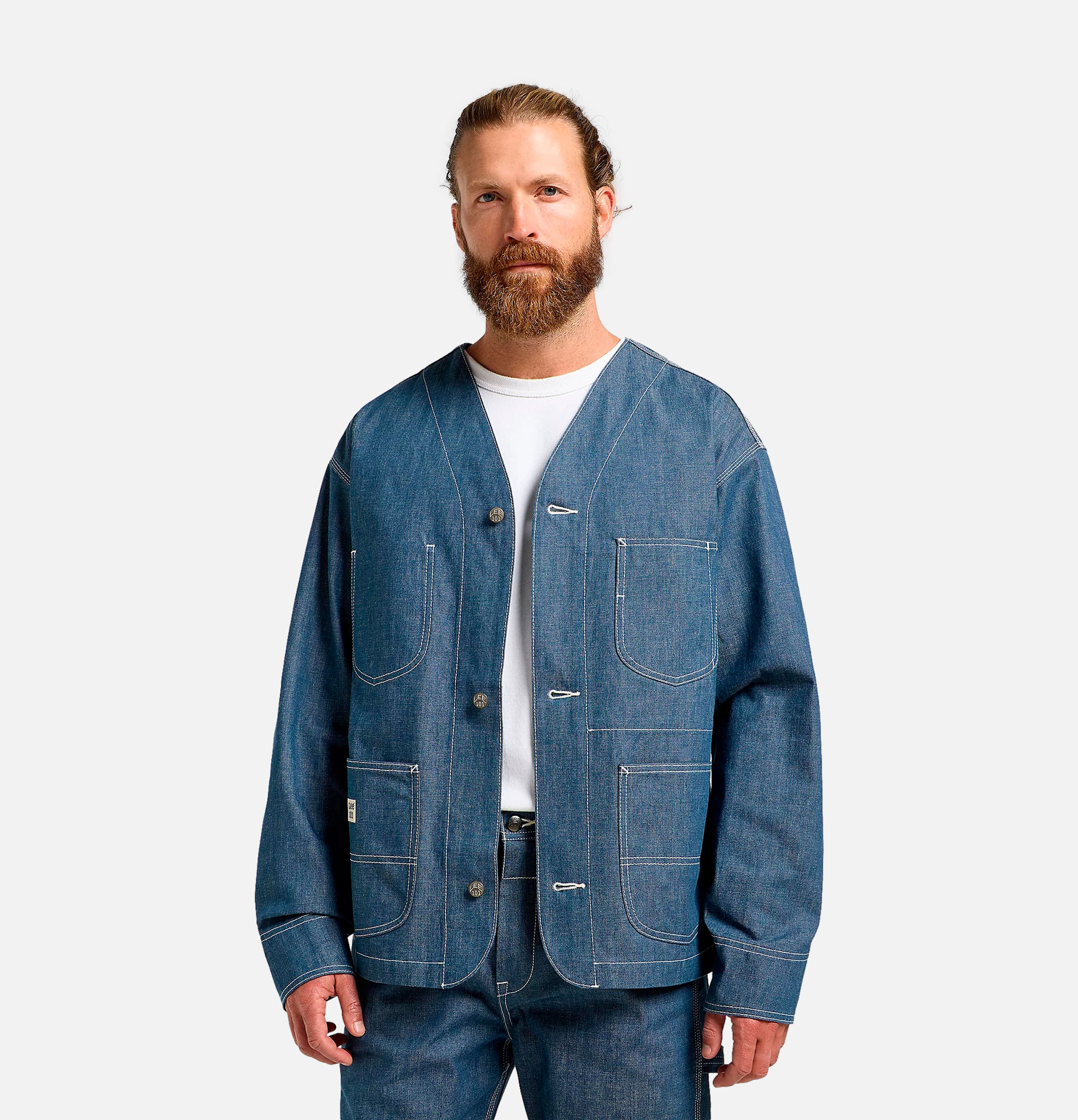 Lee 101 31jr Chore Coat Raw Blue