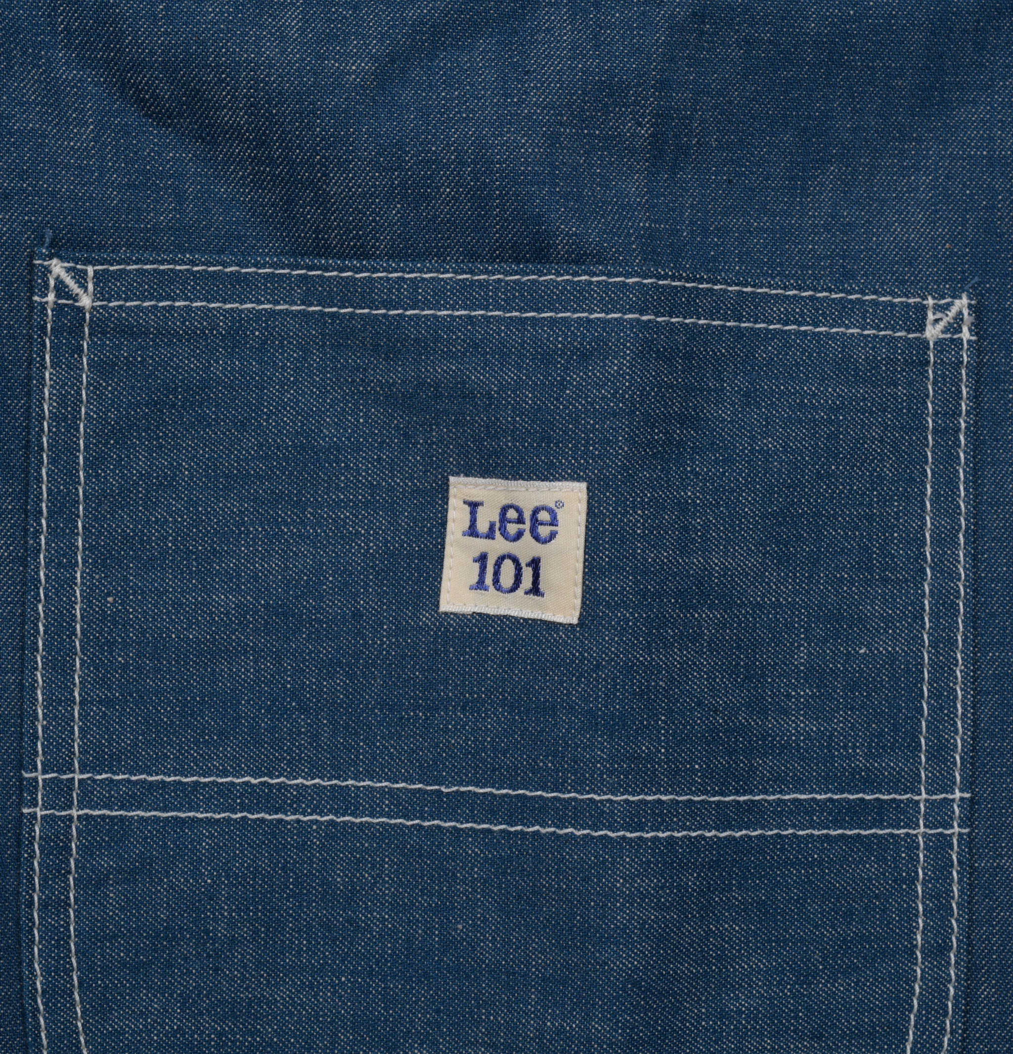 Lee 101 31jr Chore Coat Raw Blue