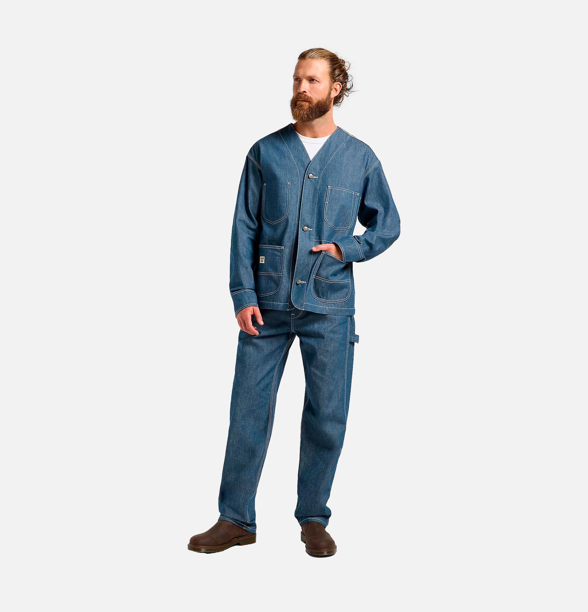 Lee 101 31jr Chore Coat Raw Blue