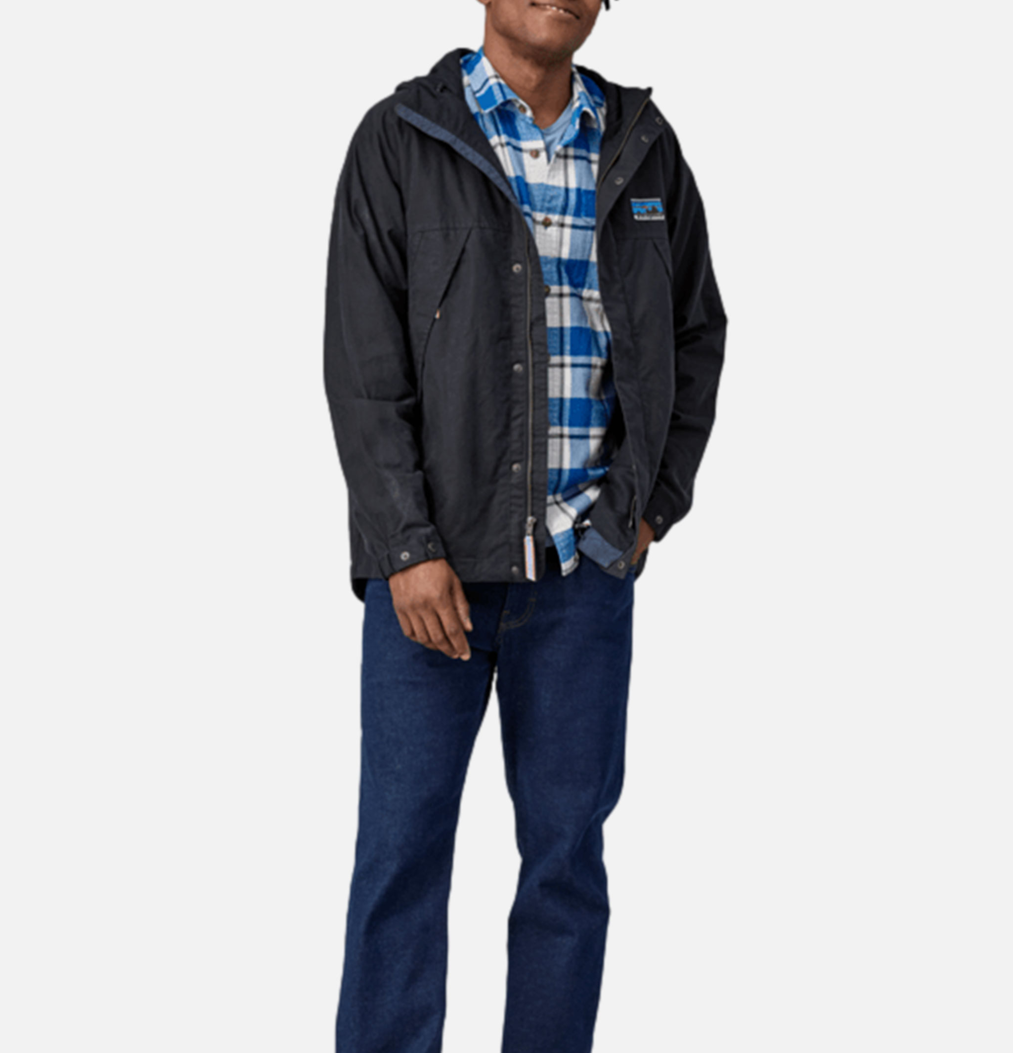 Patagonia Waxed Cotton Jacket Pitch Blue