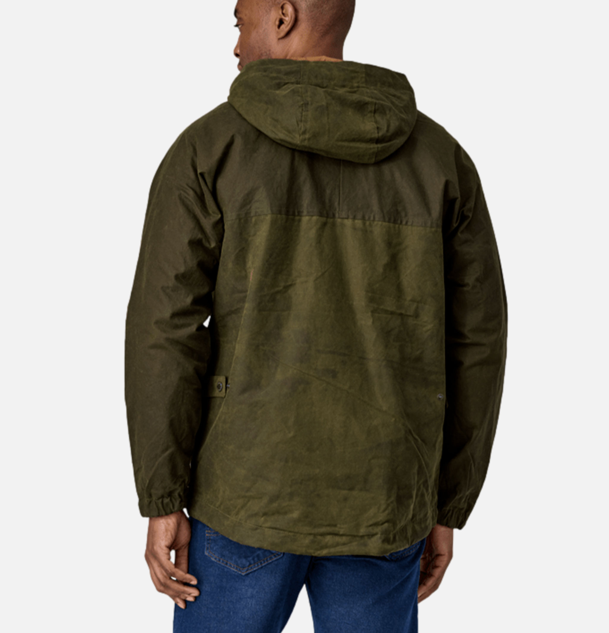 Patagonia Waxed Cotton Jacket Bassin Green