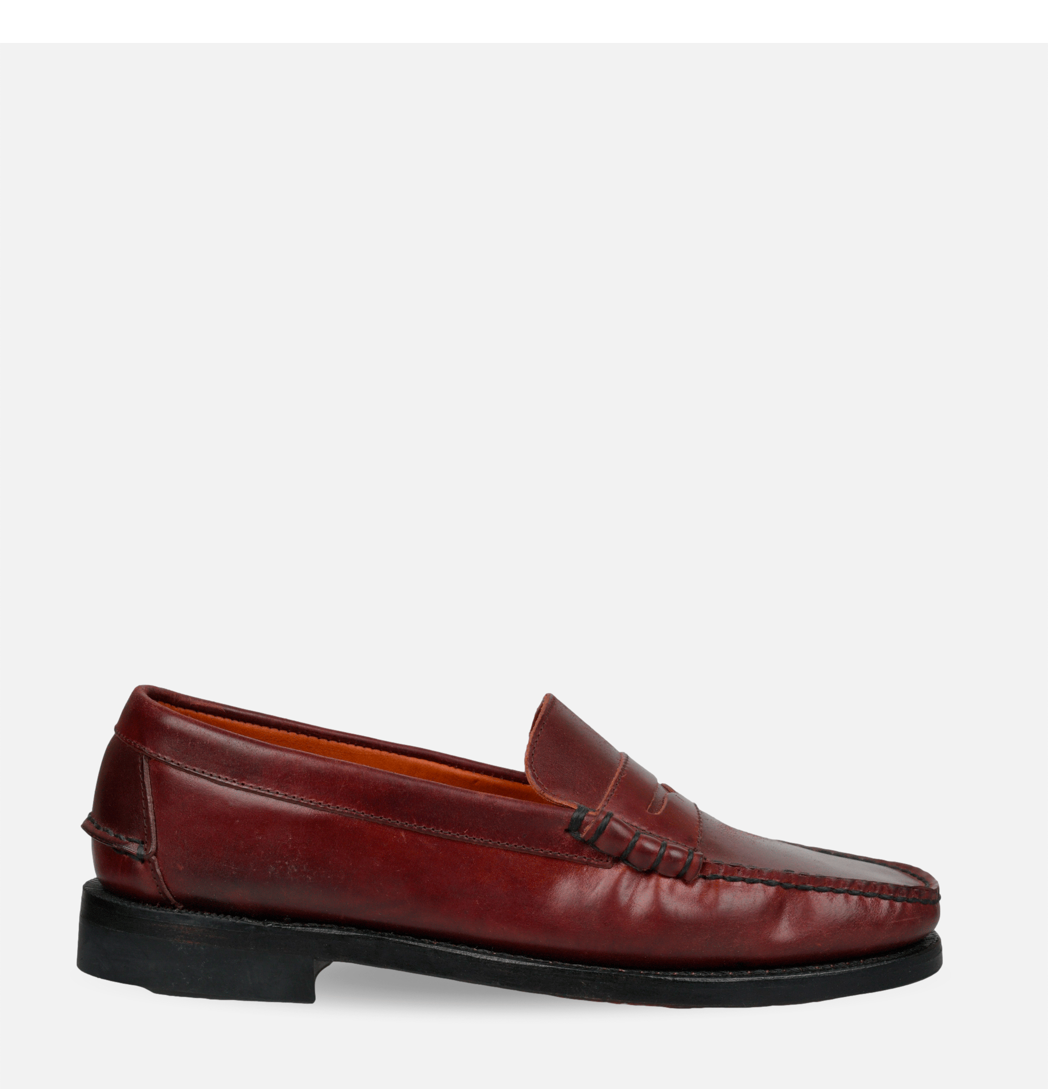 Sebago Classic Dan Shell Cordovan Burgundy
