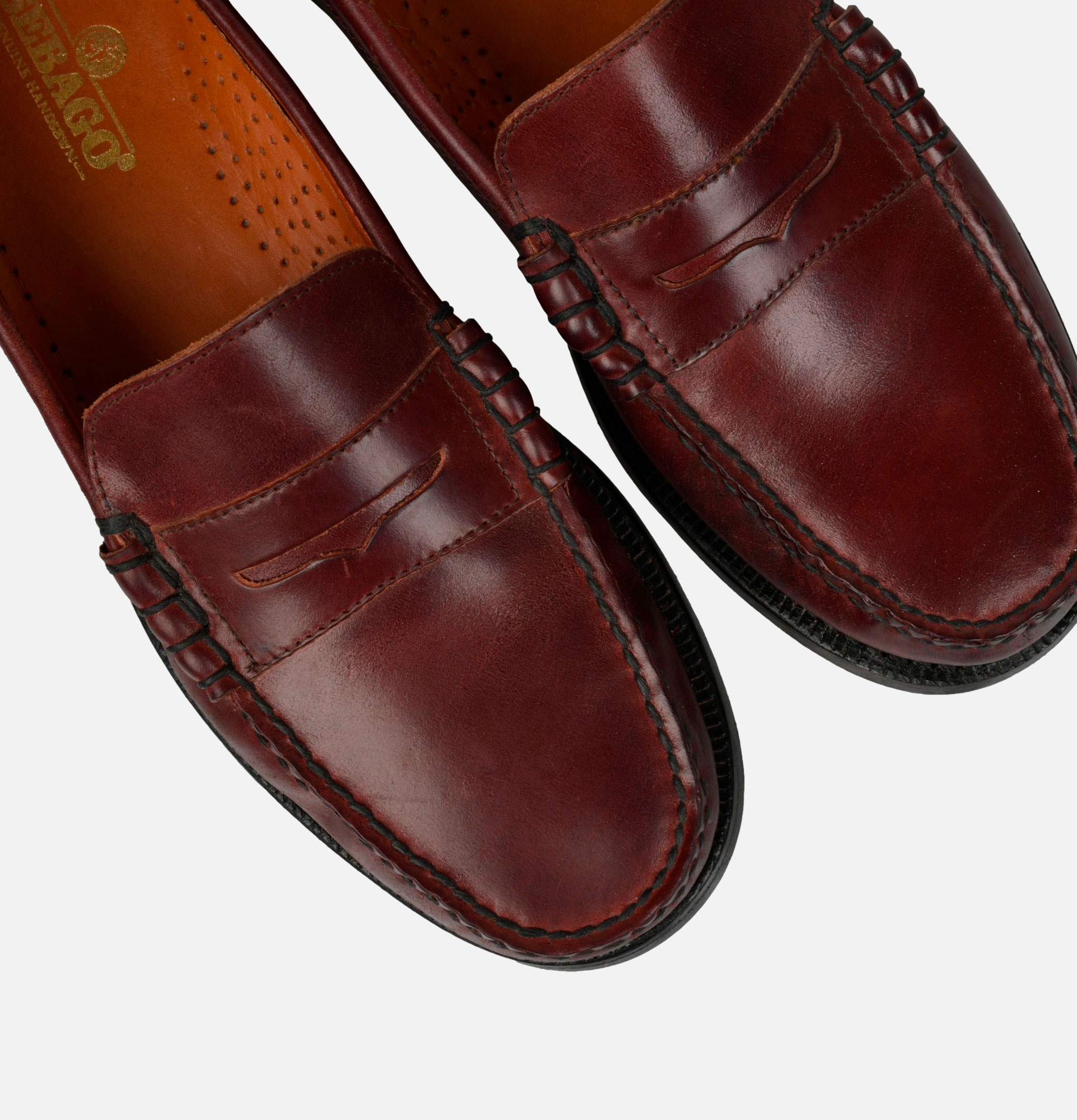 Sebago Classic Dan Shell Cordovan Burgundy
