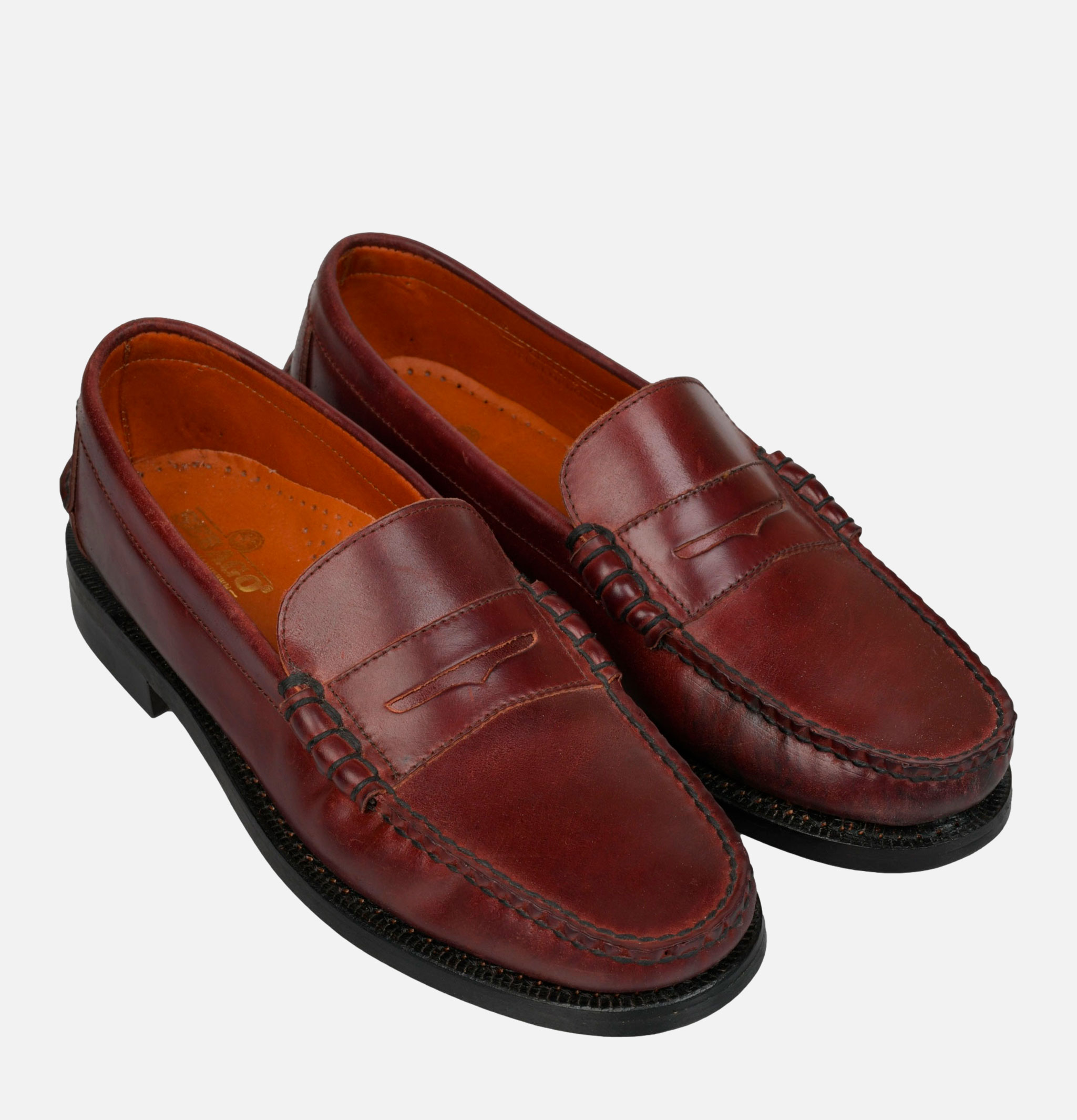 Sebago Classic Dan Shell Cordovan Burgundy