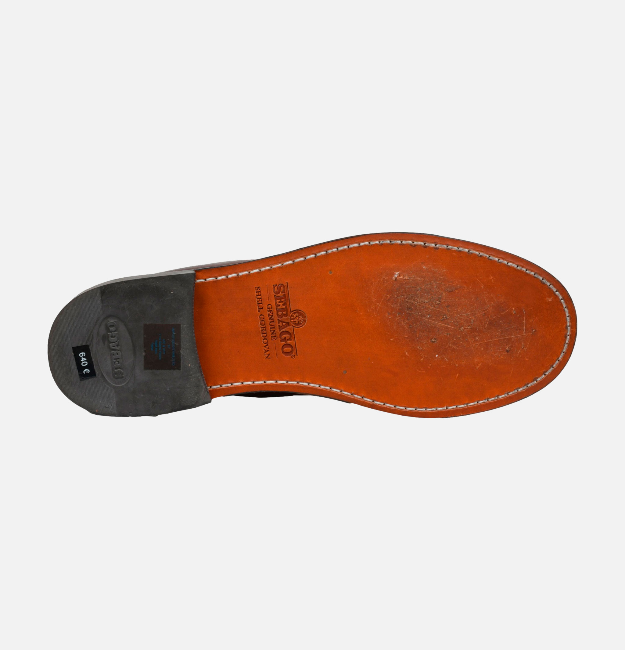 Sebago Classic Dan Shell Cordovan Burgundy