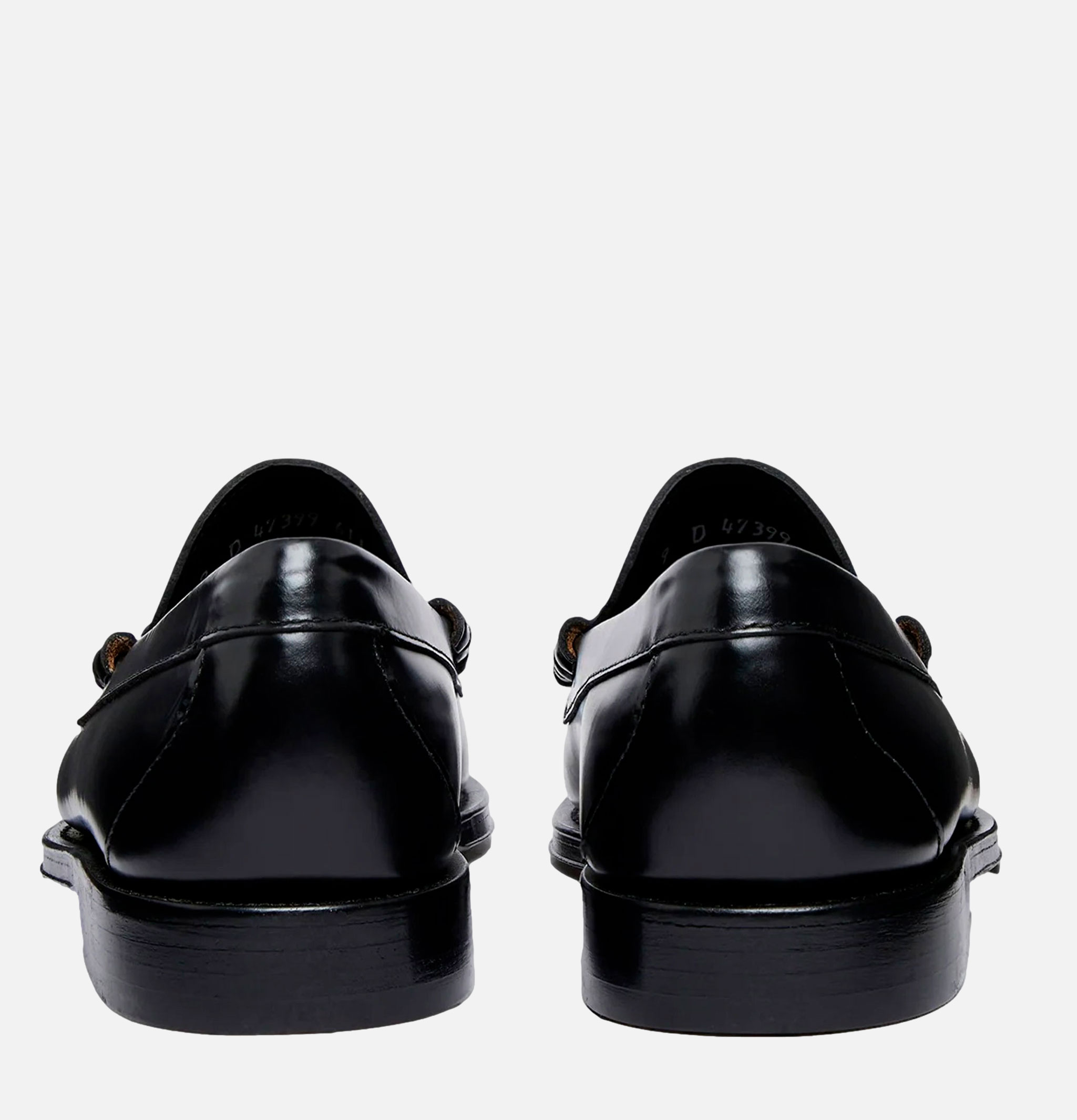 Womens G.H Bass Weejuns Weave Penny Loafer Black.