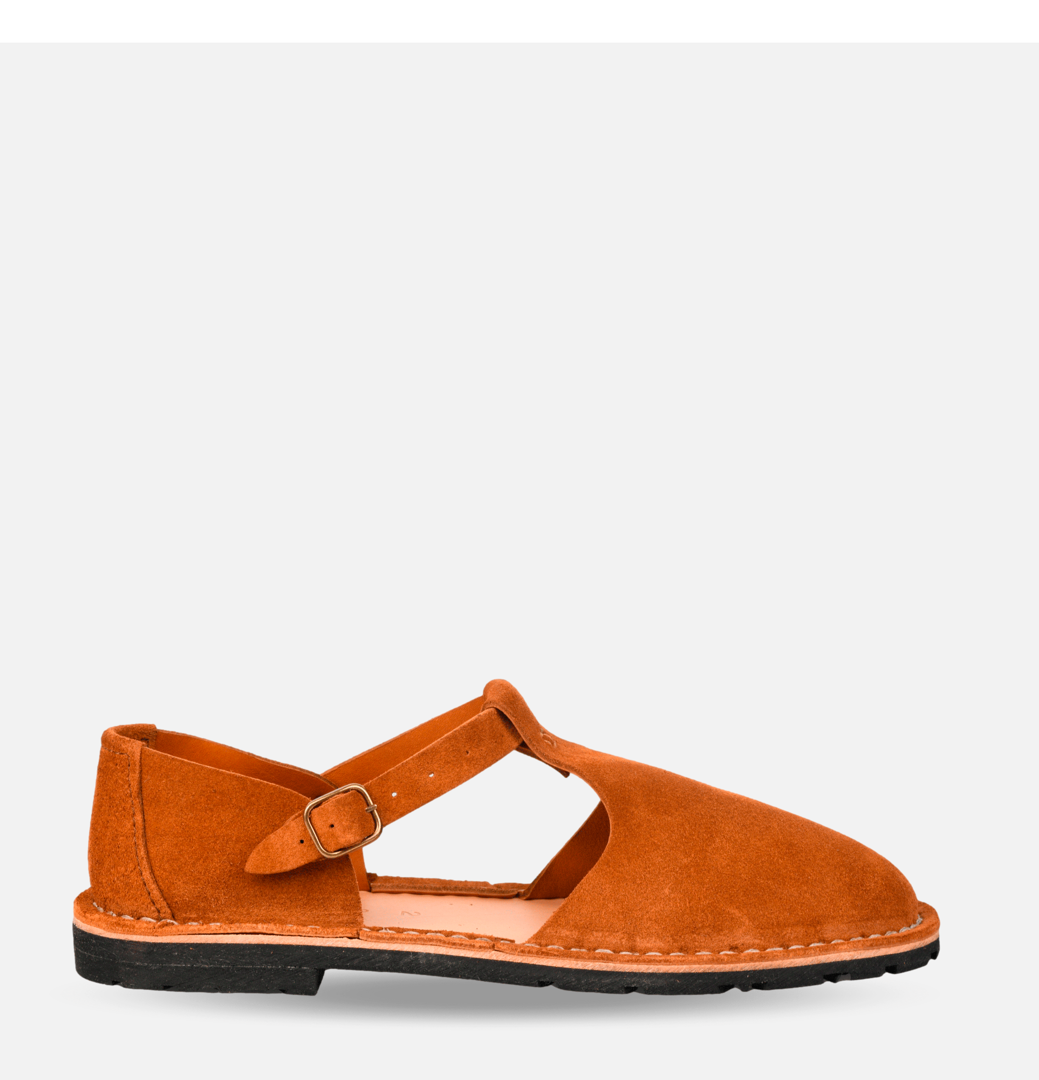 Steve Mono 10/12 Artisanal Sandales Cognac