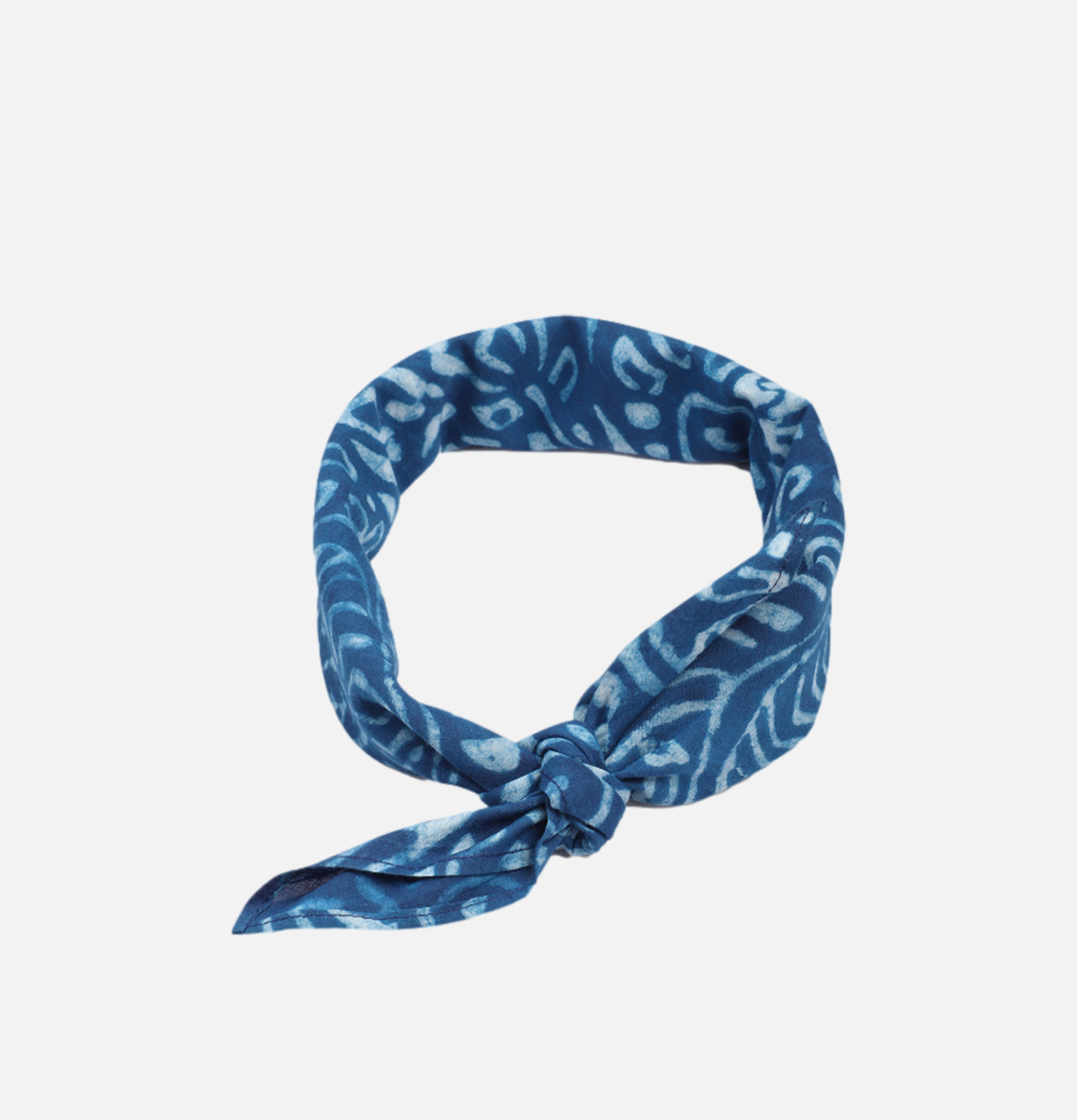 Kardo Bandana Block Print Bp134 Blue