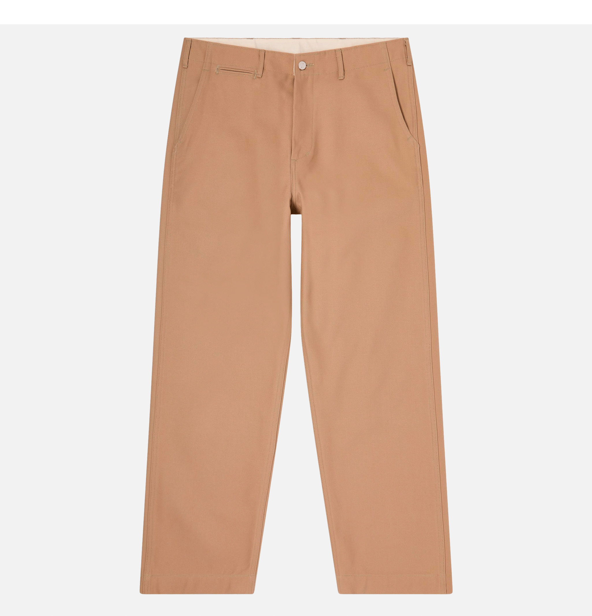 Edwin Wide Trousers Beige Unwashed