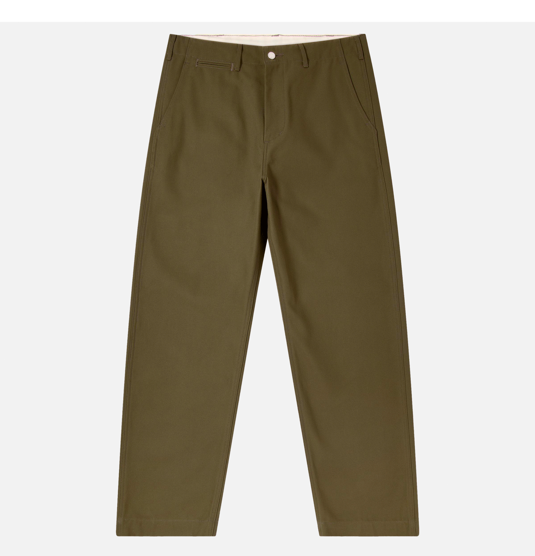 Edwin Wide Trousers Olive Unwashed