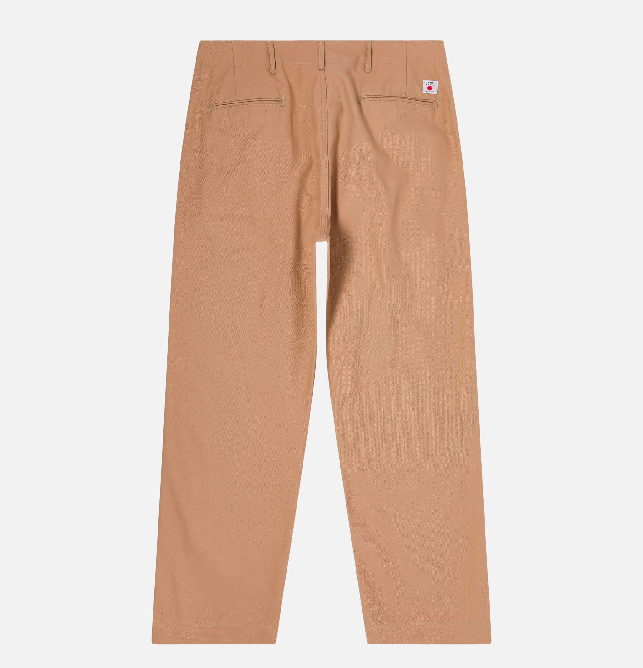 Edwin Wide Trousers Beige Unwashed