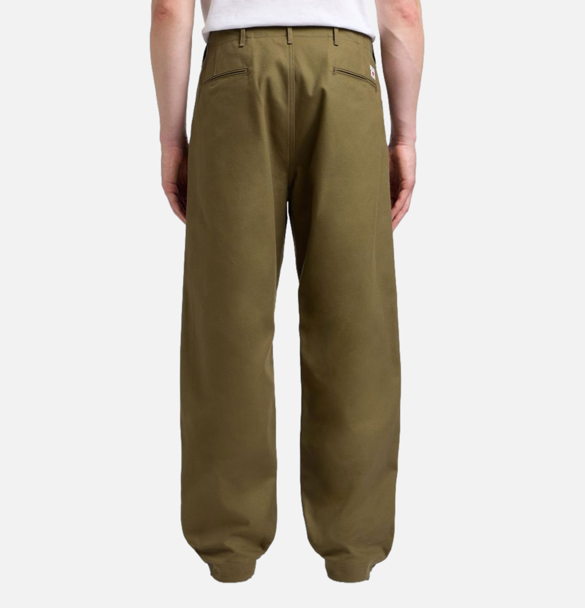 Edwin Wide Trousers Olive Unwashed