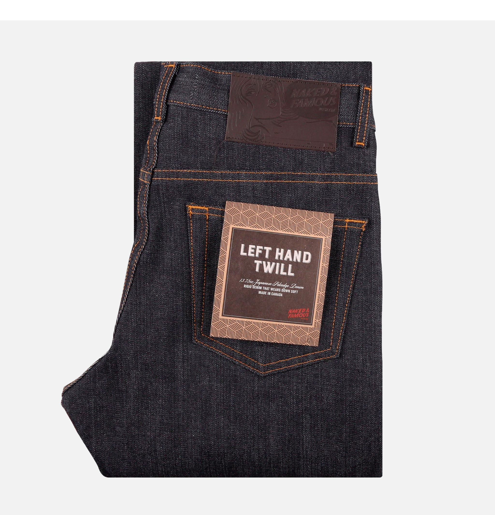 Naked & Famous Jean Groovy Guy – Selvedge Japonais en Left Hand Twill