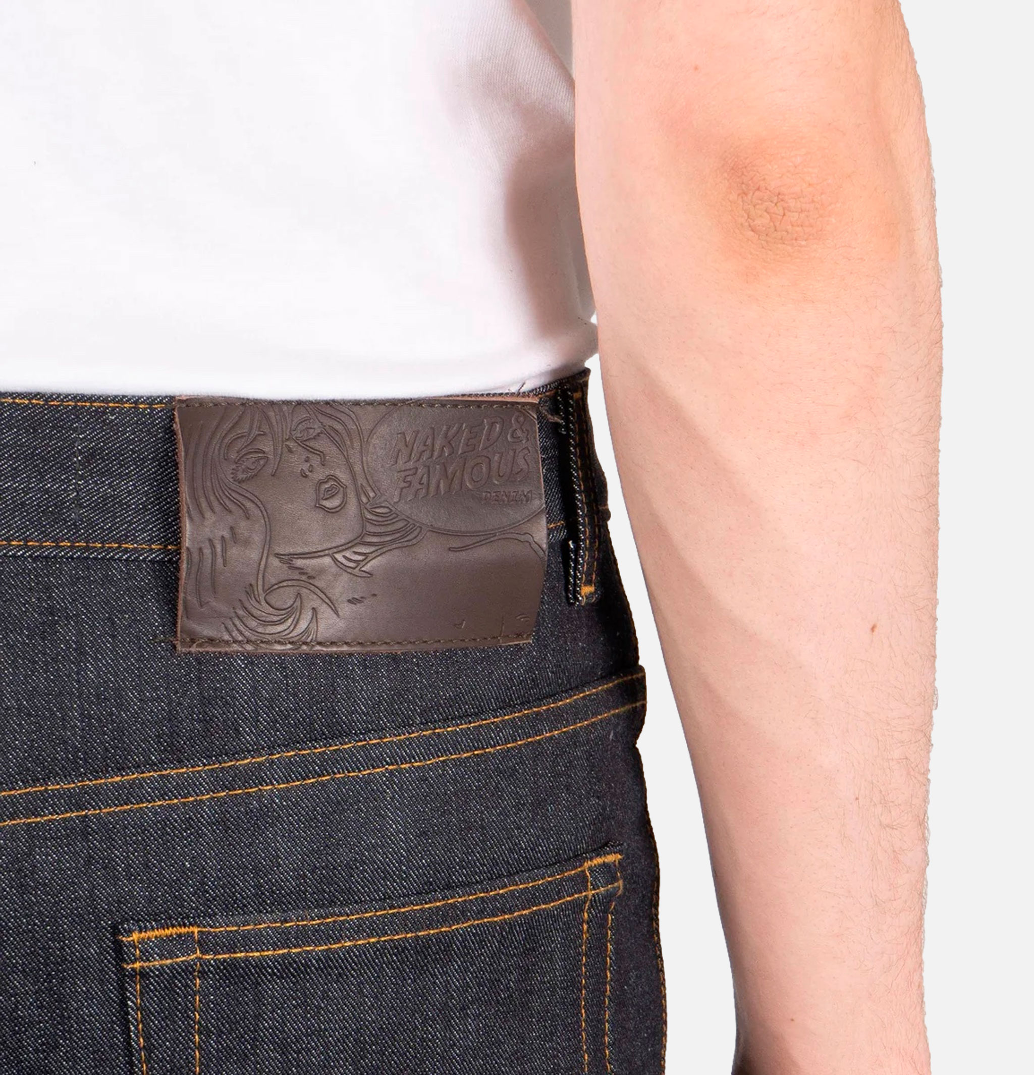 Naked & Famous Jean Groovy Guy - Japanese Selvedge in Left Hand Twill