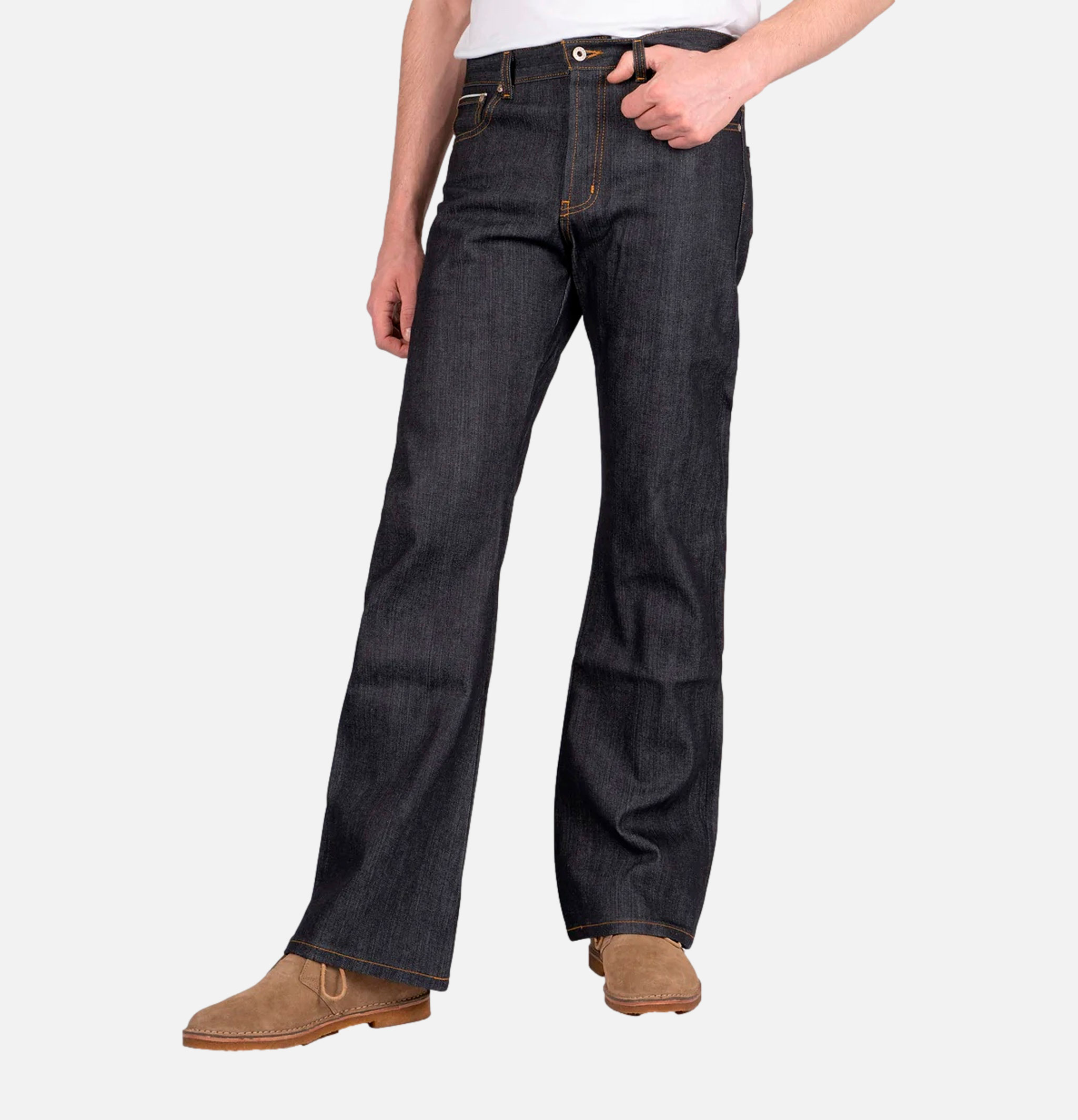Naked & Famous Jean Groovy Guy - Japanese Selvedge in Left Hand Twill