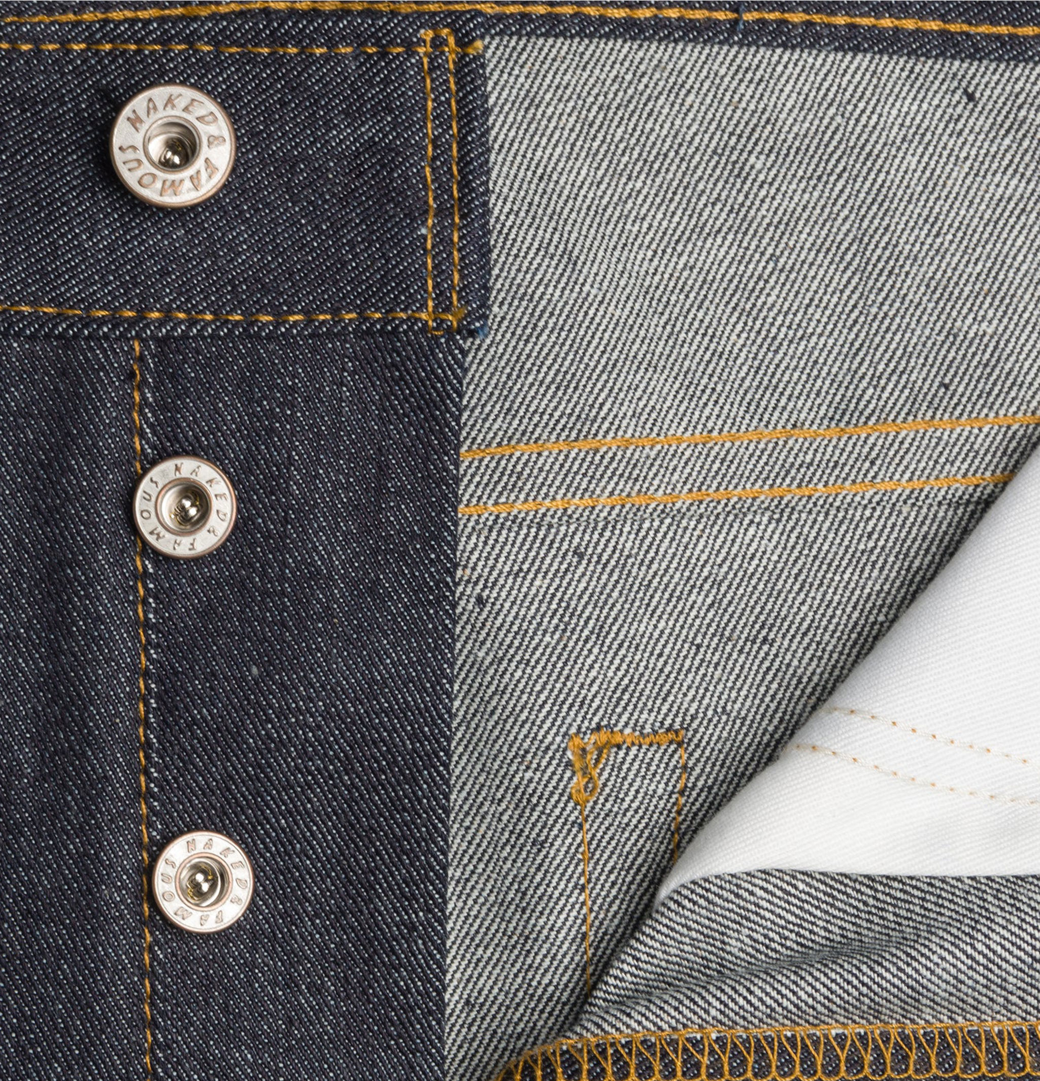 Naked & Famous Jean Groovy Guy - Japanese Selvedge in Left Hand Twill