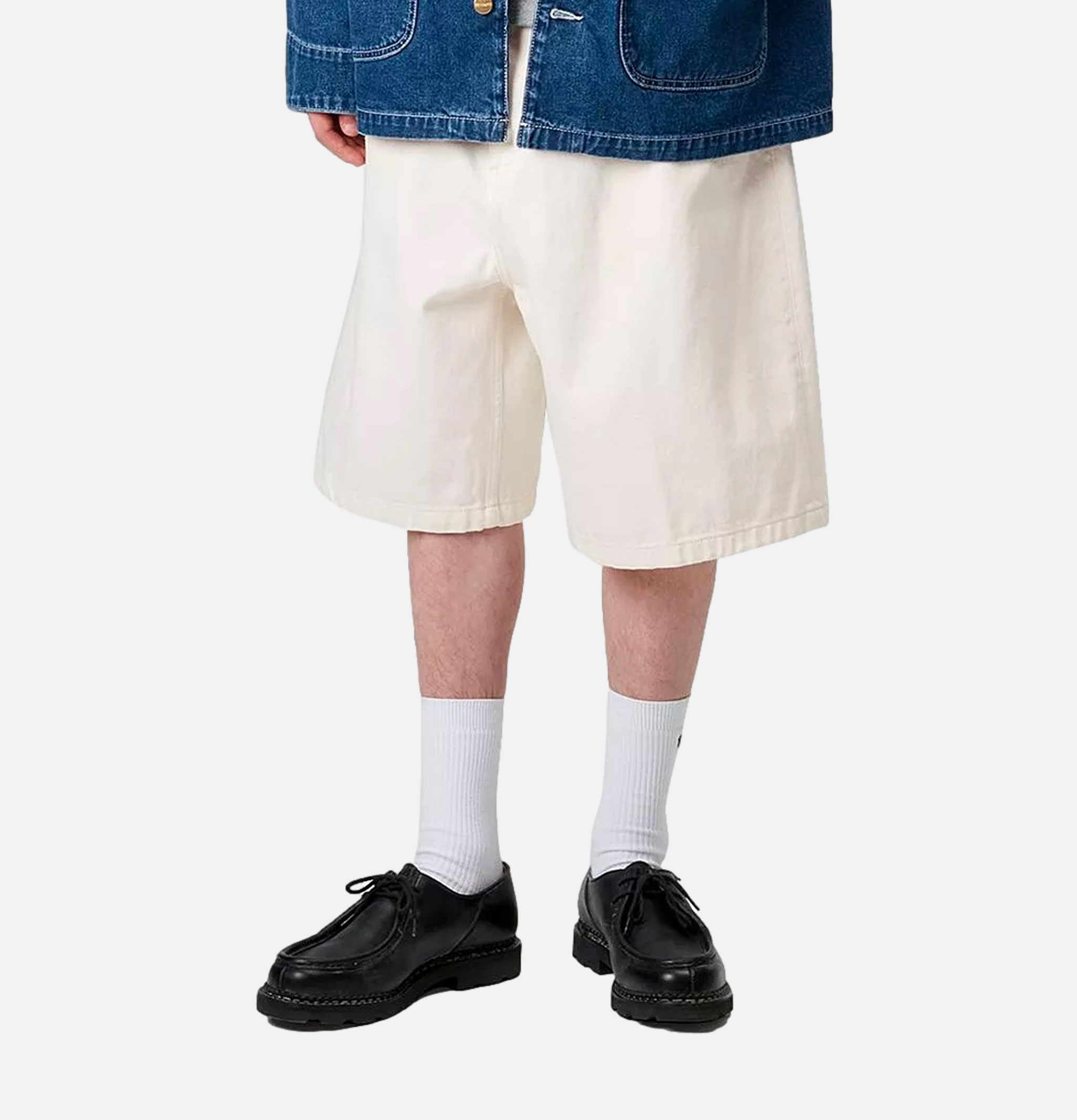 Carhartt WIP Brandon Short White Rinsed