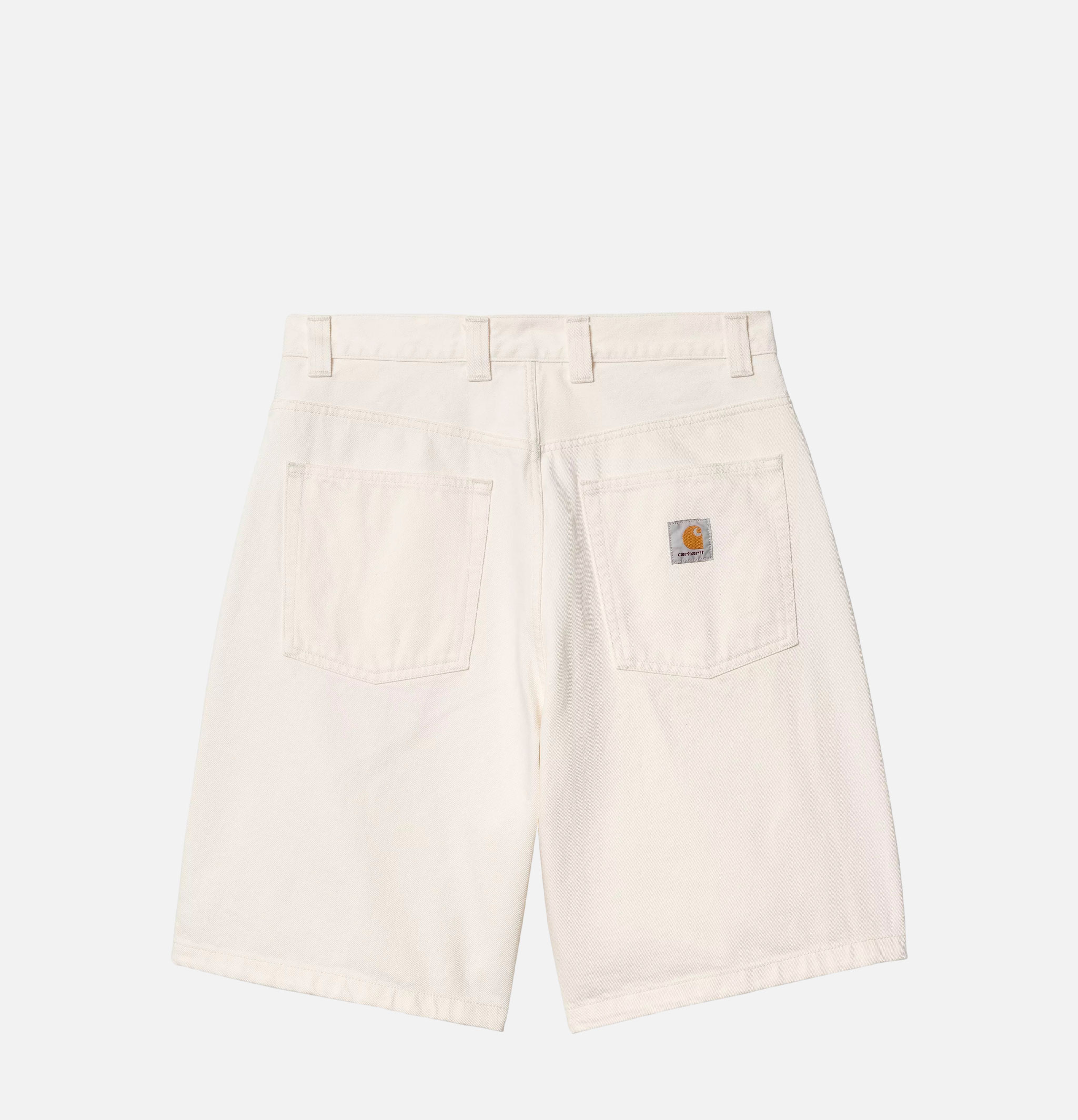 Carhartt WIP Brandon Short White Rinsed
