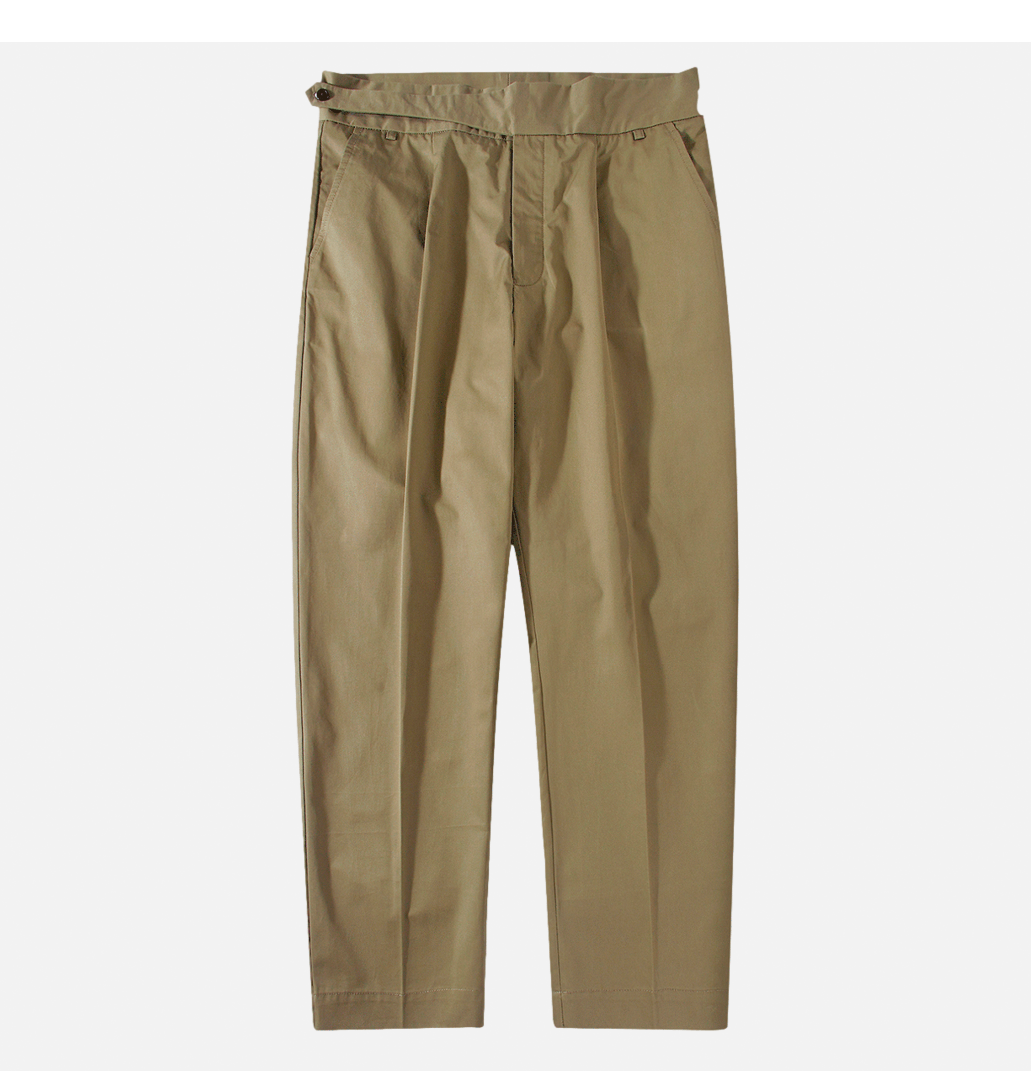 Standard Types Side button pants - ST004 Khaki