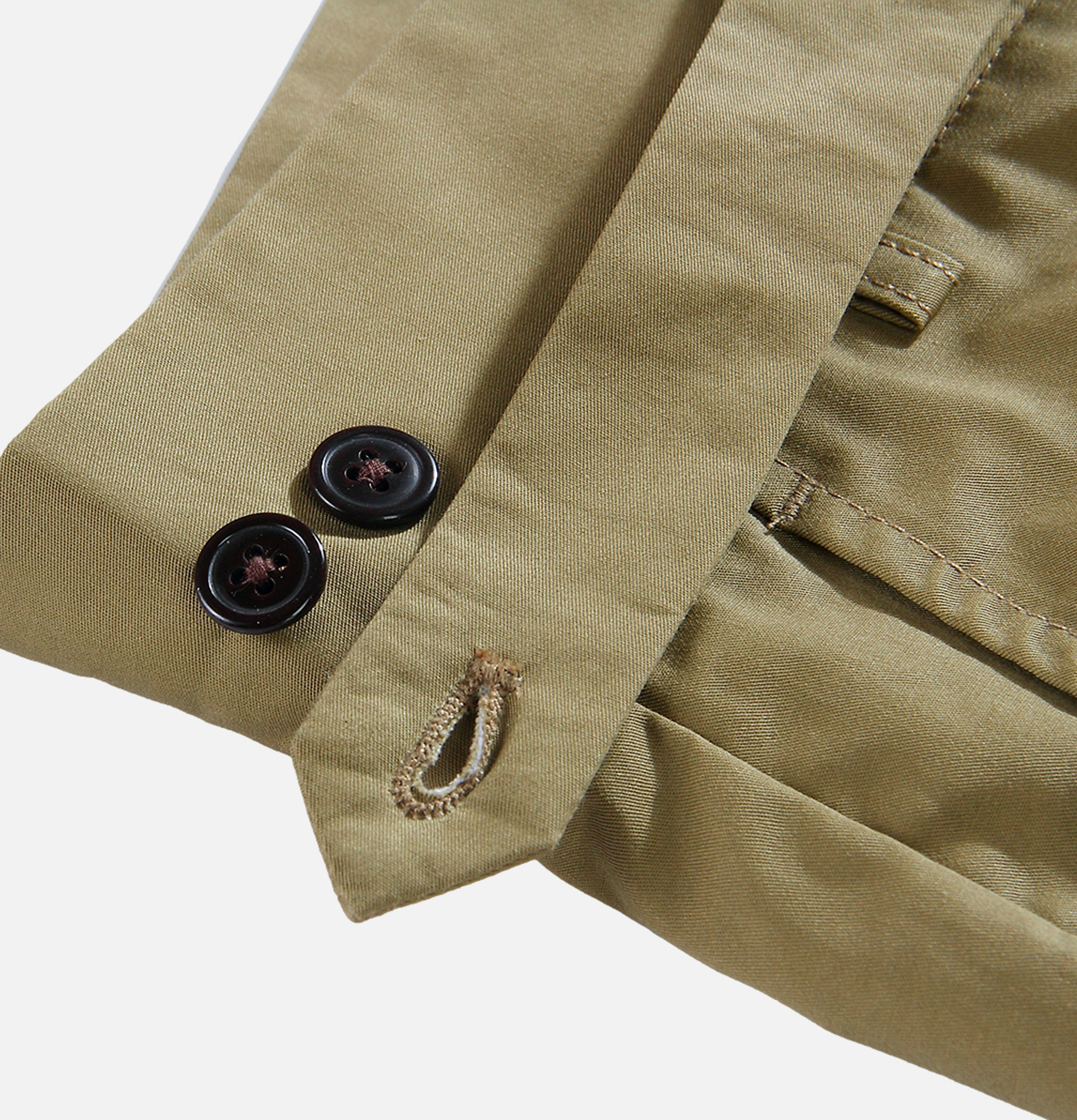 Standard Types Side button pants - ST004 Khaki